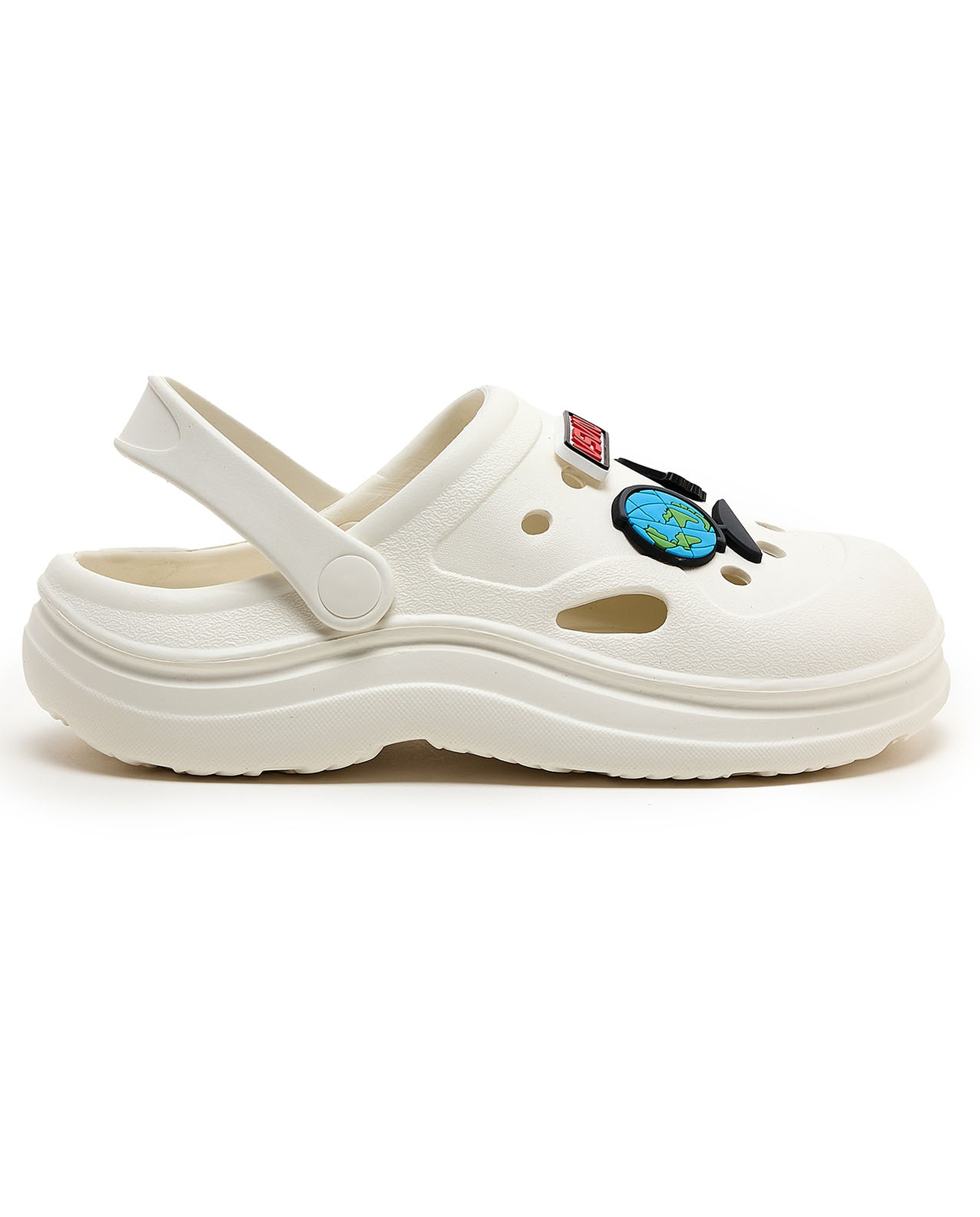 Slingback Clogs with Charm