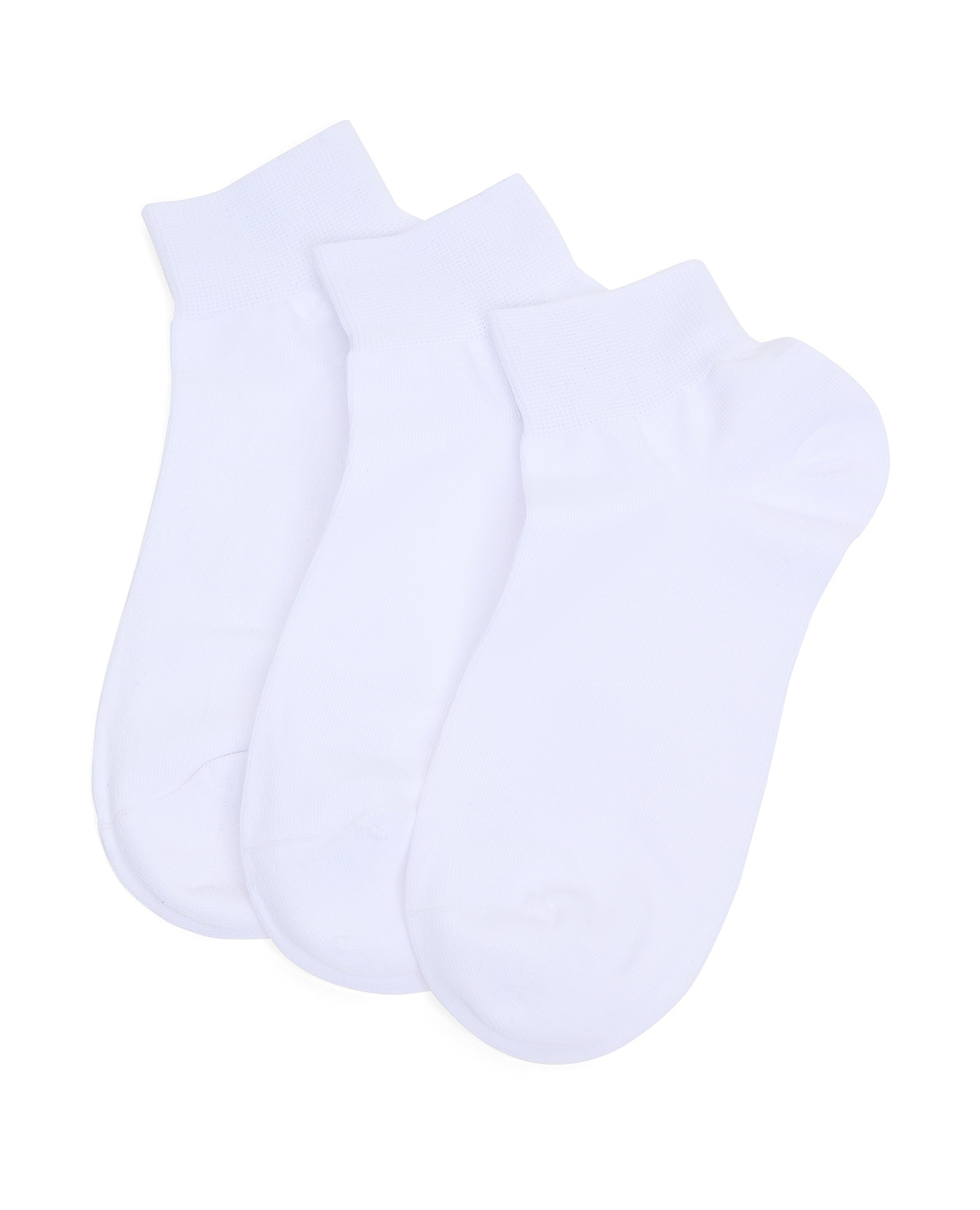 3 Pack Solid Ankle Socks