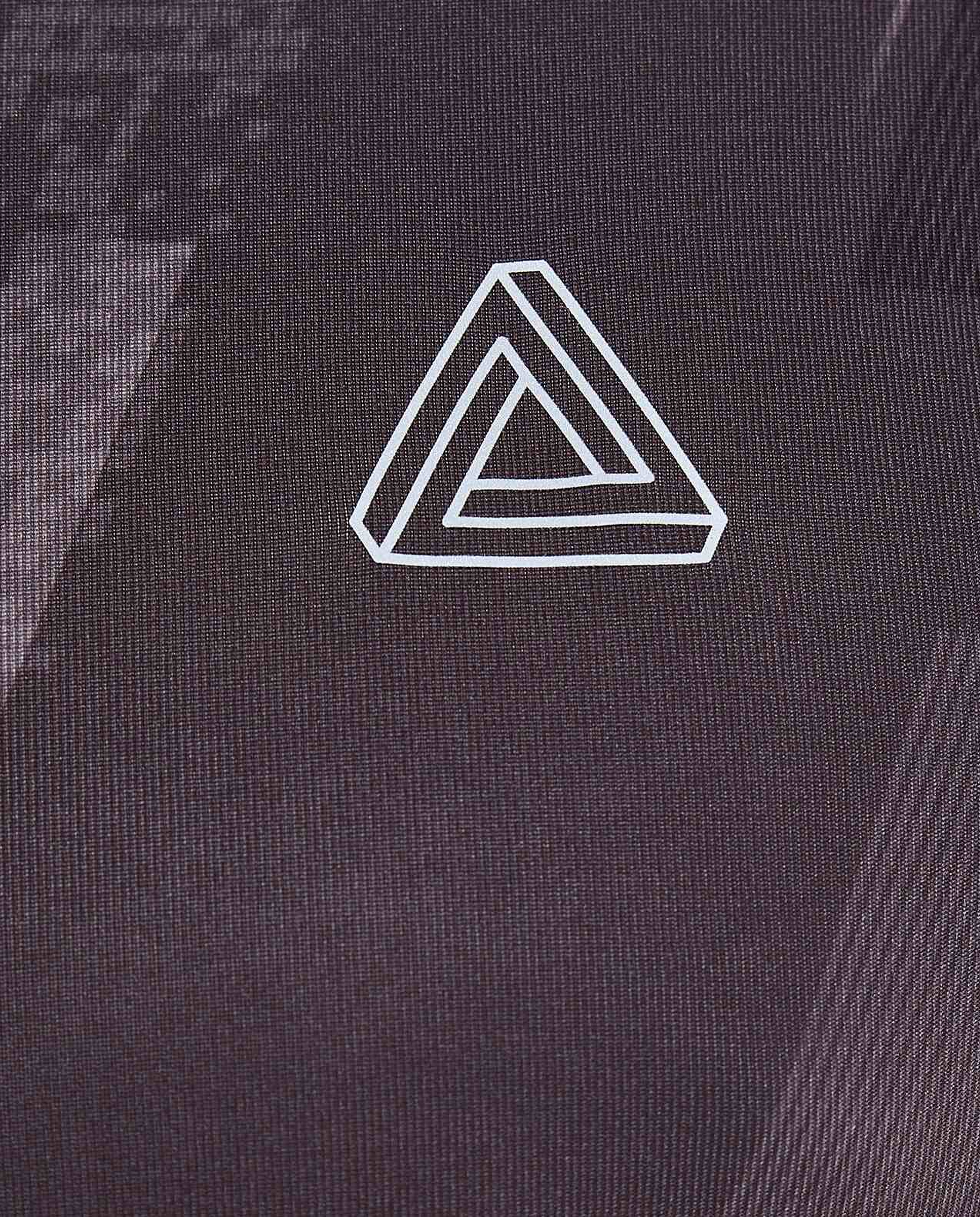 Patterned Active T-Shirt with Crew Neck and Short Sleeves