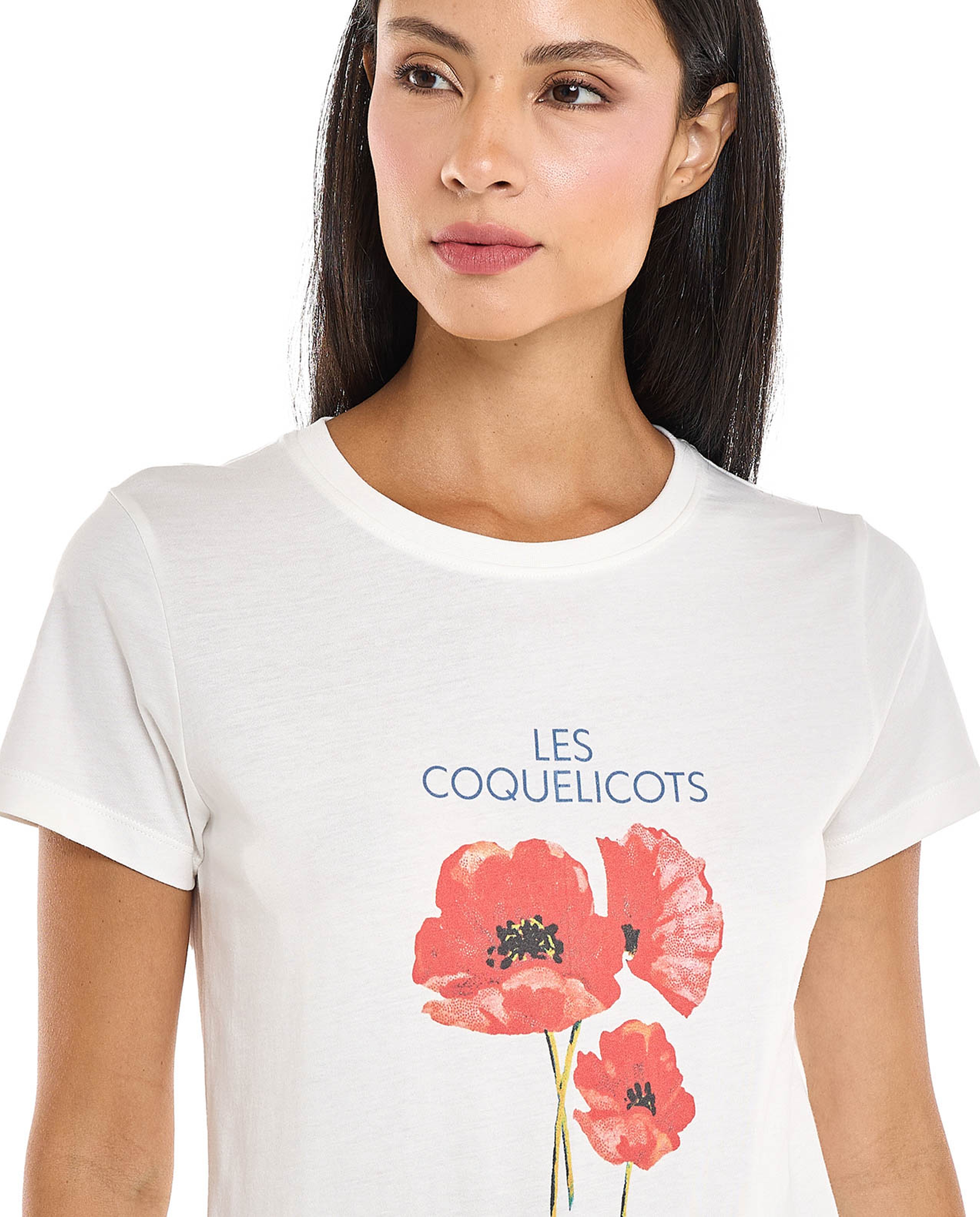 Printed T-Shirt with Crew Neck and Short Sleeves