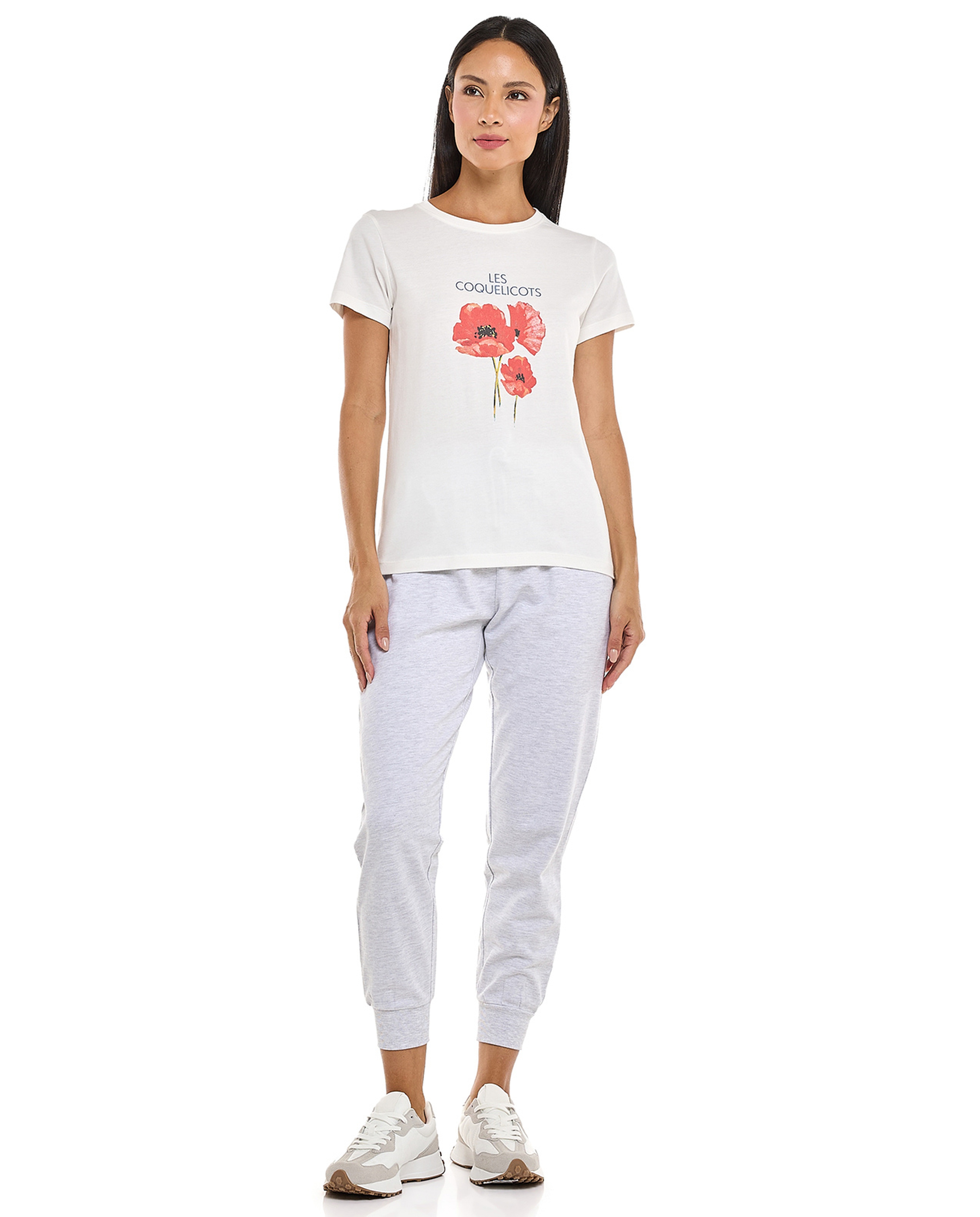 Printed T-Shirt with Crew Neck and Short Sleeves