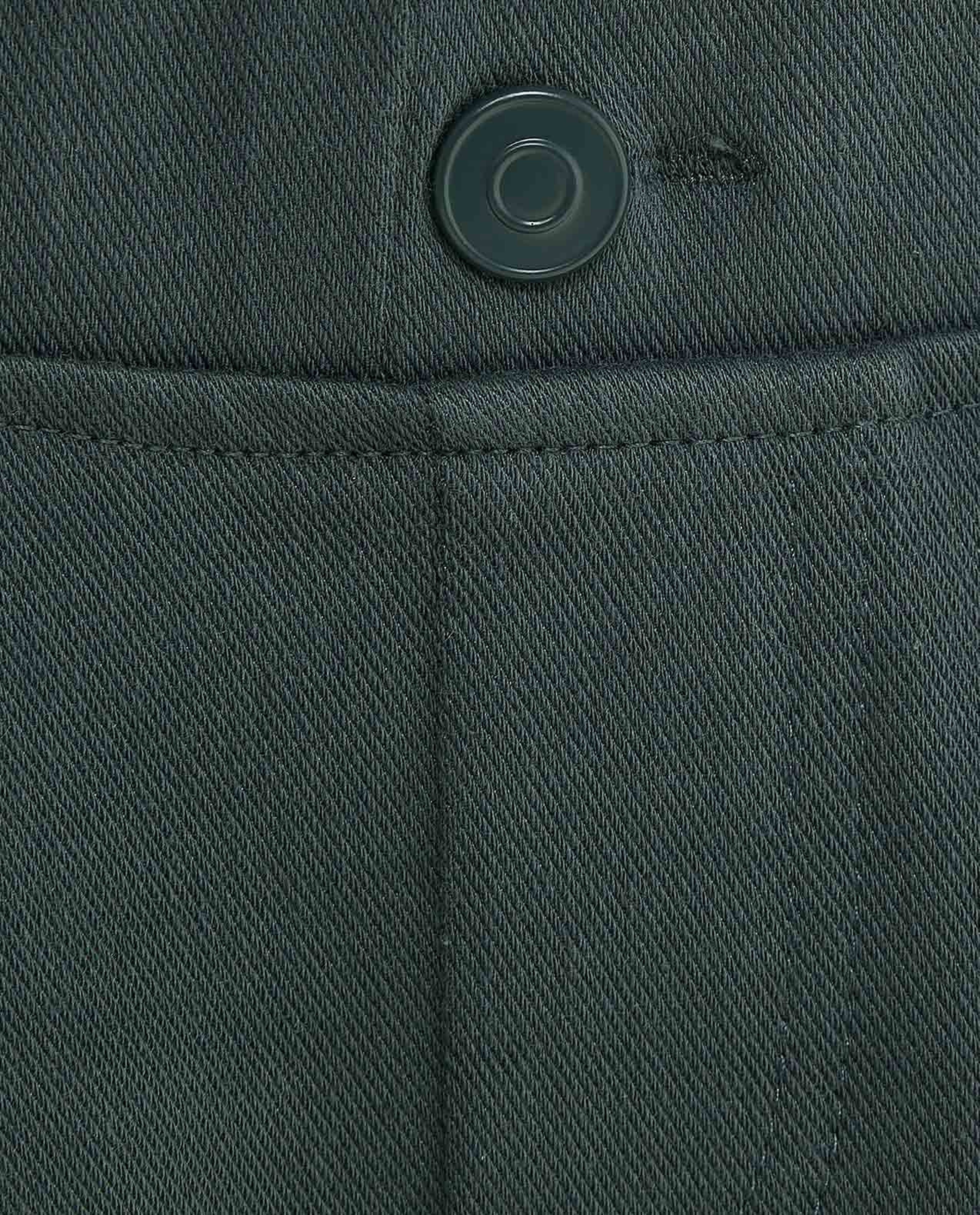 Solid Skinny Fit Pants with Elastic Waist