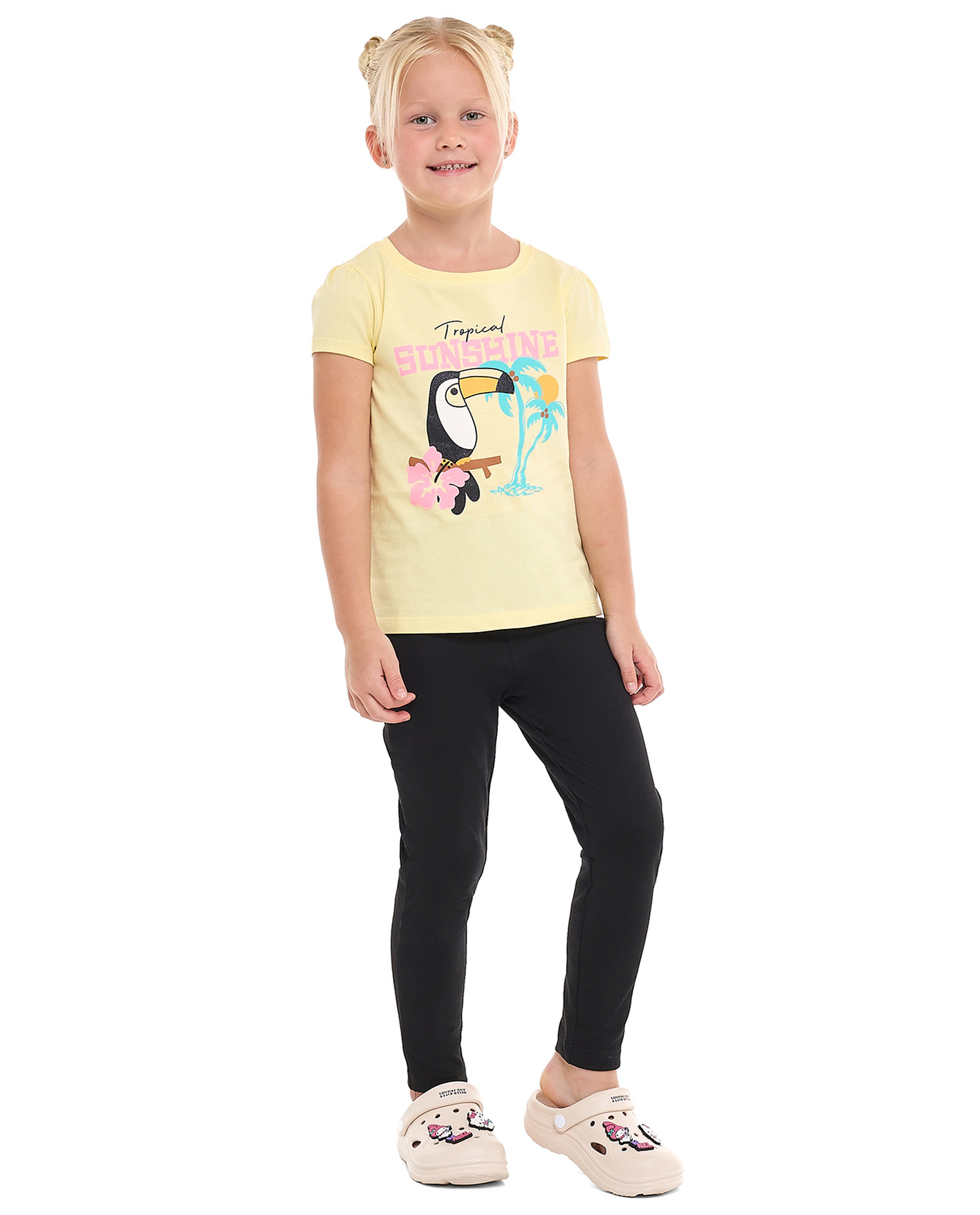 Solid Skinny Fit Pants with Elastic Waist