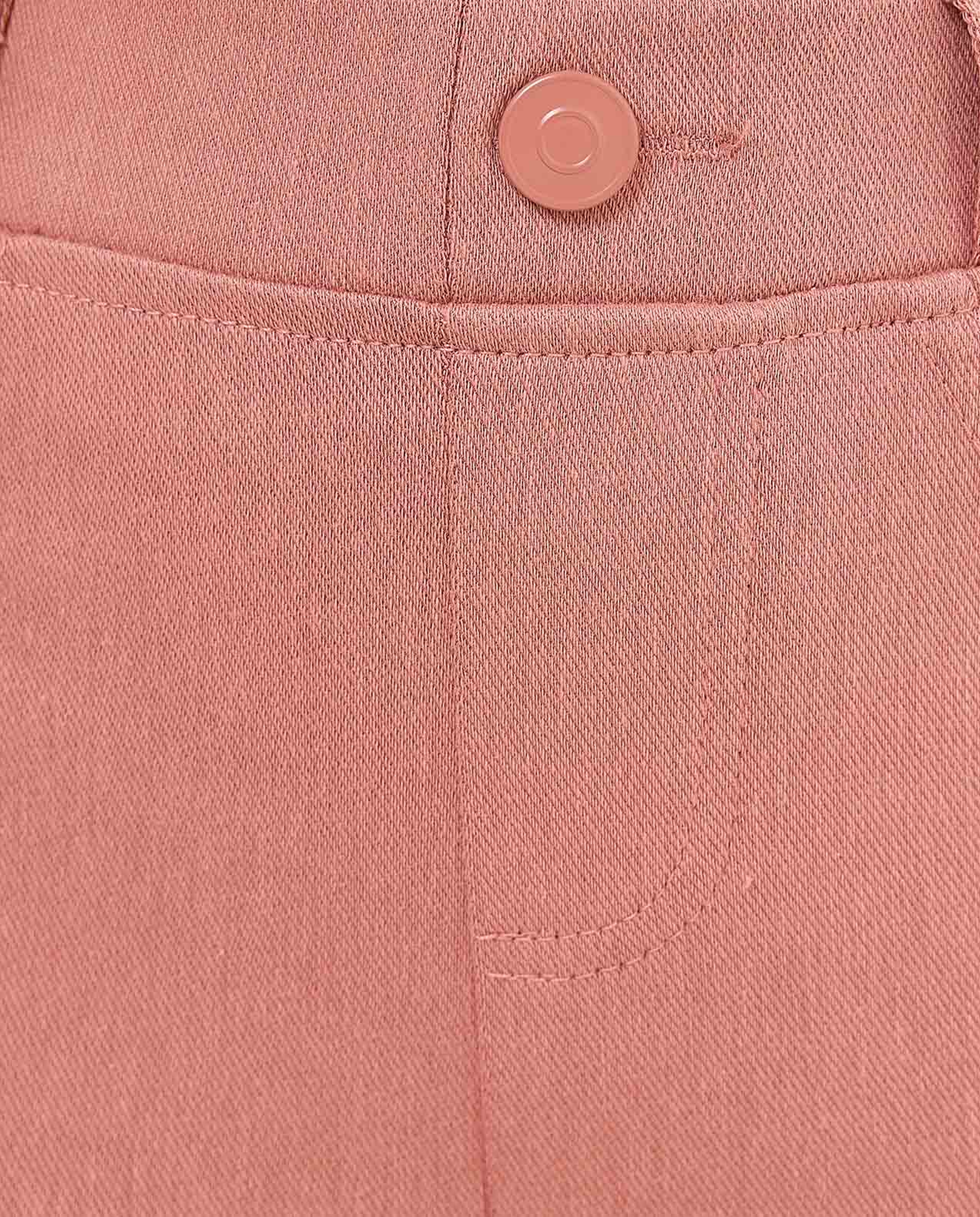 Solid Skinny Fit Pants with Elastic Waist