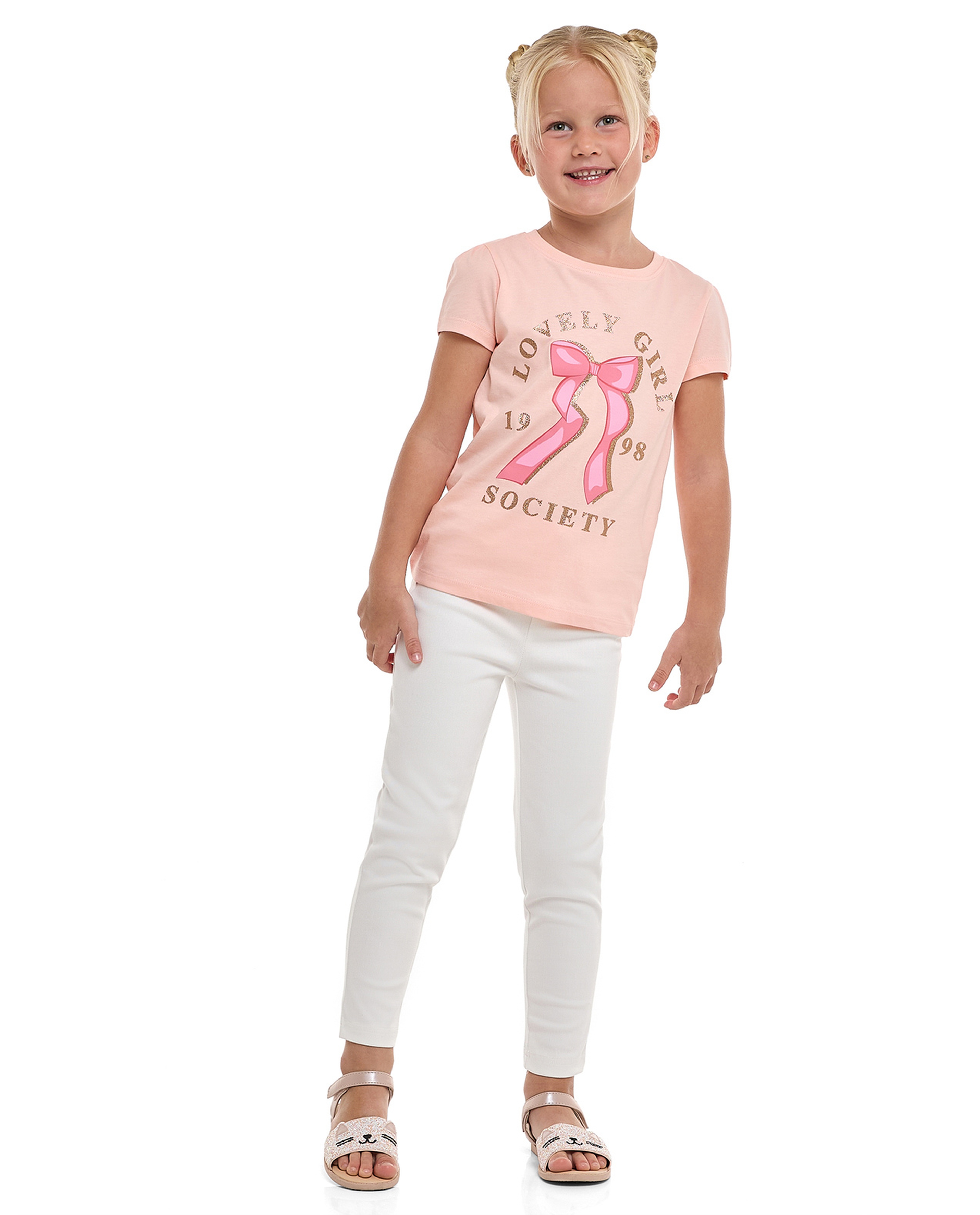 Solid Skinny Fit Pants with Elastic Waist