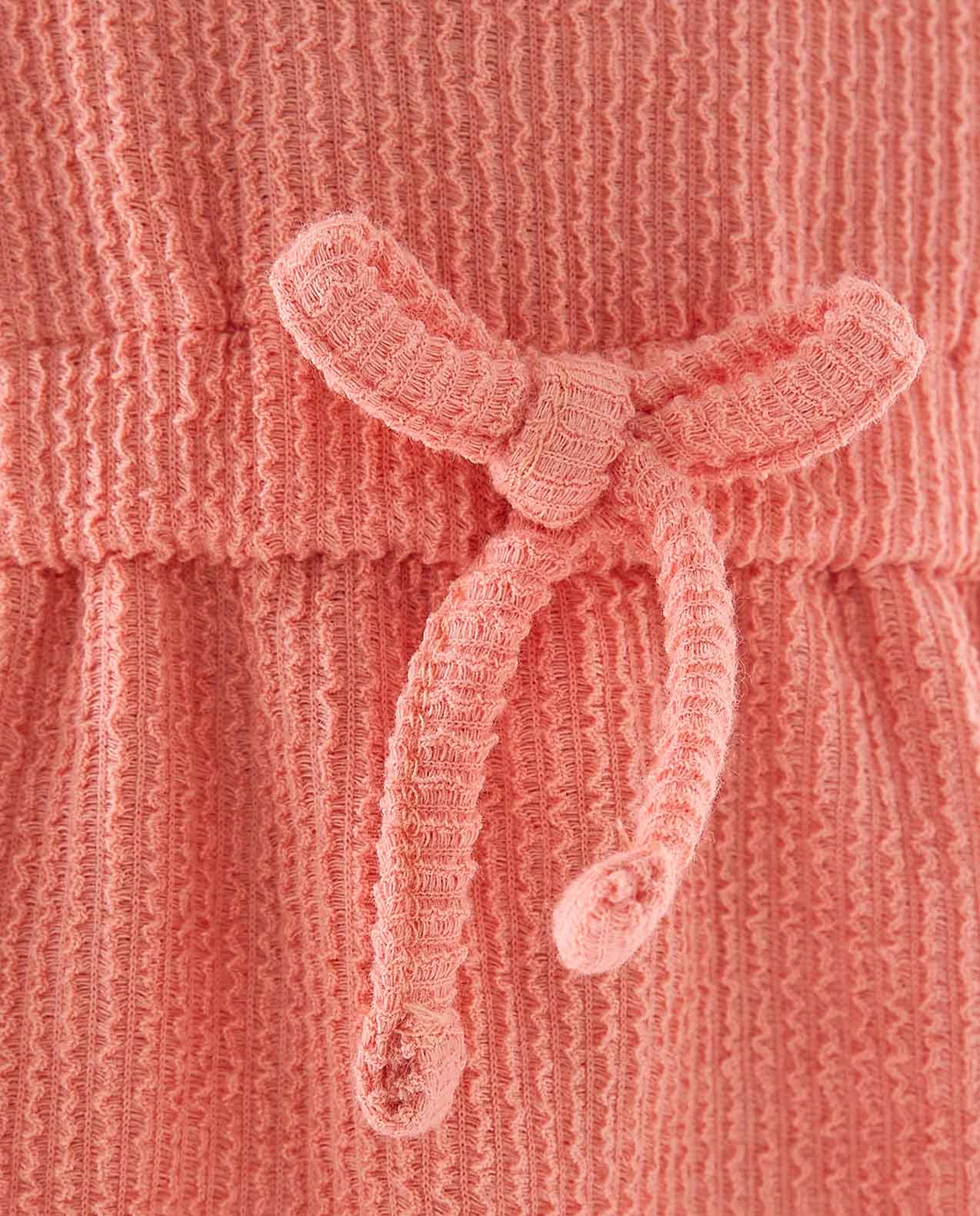 Textured Dress with Crew Neck and Short Sleeves