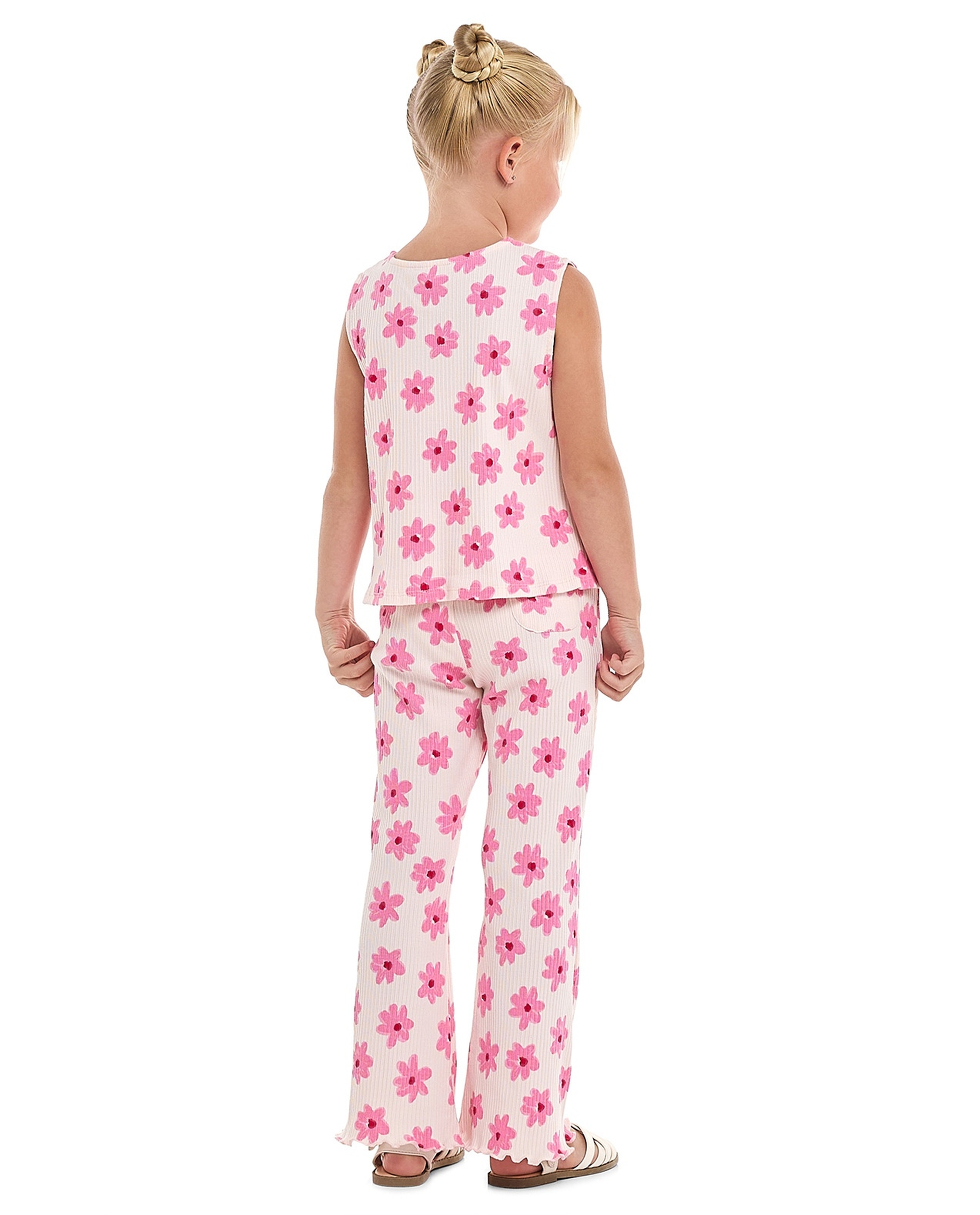 Floral Printed Top and Pants Set