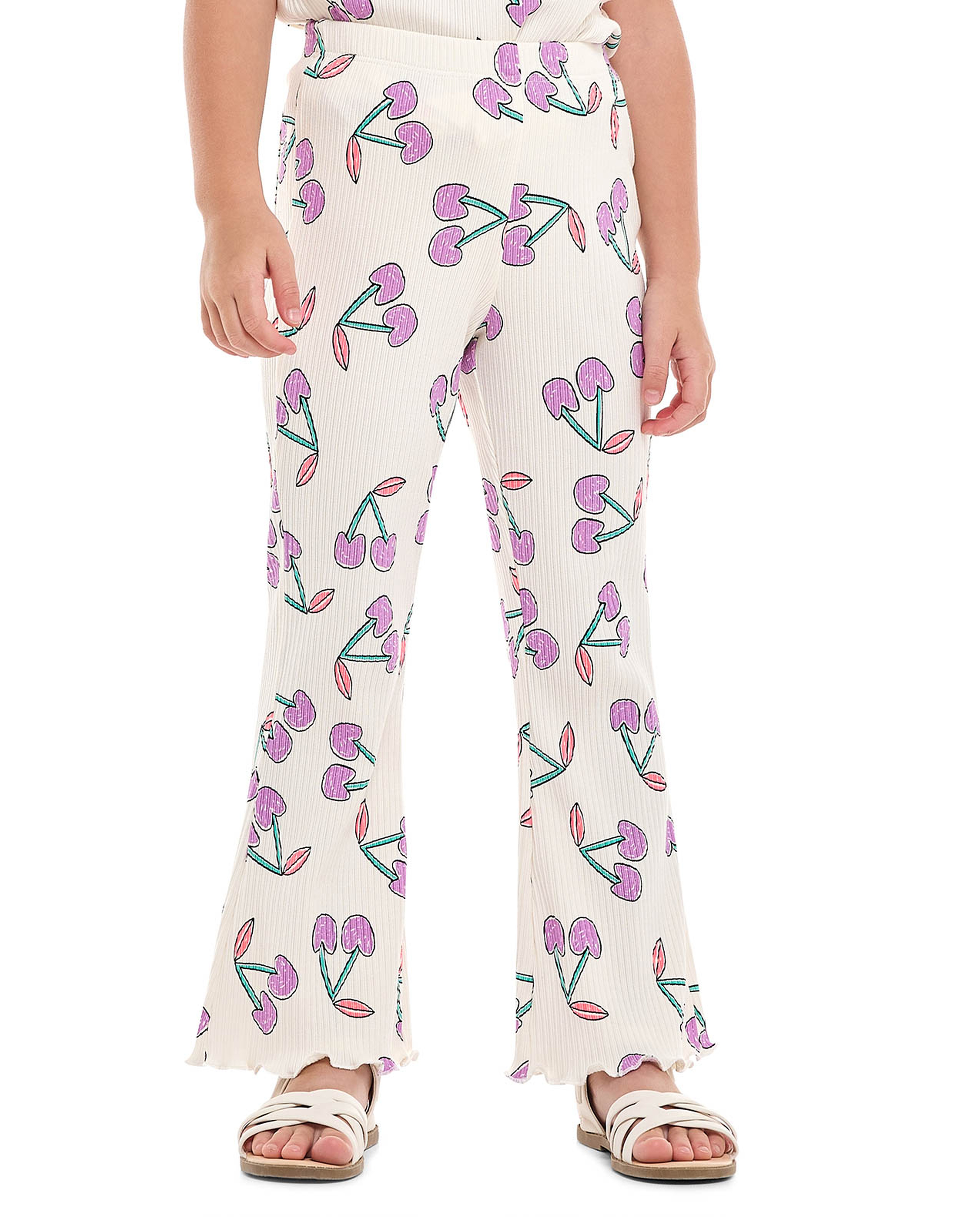Printed Top and Pants Set