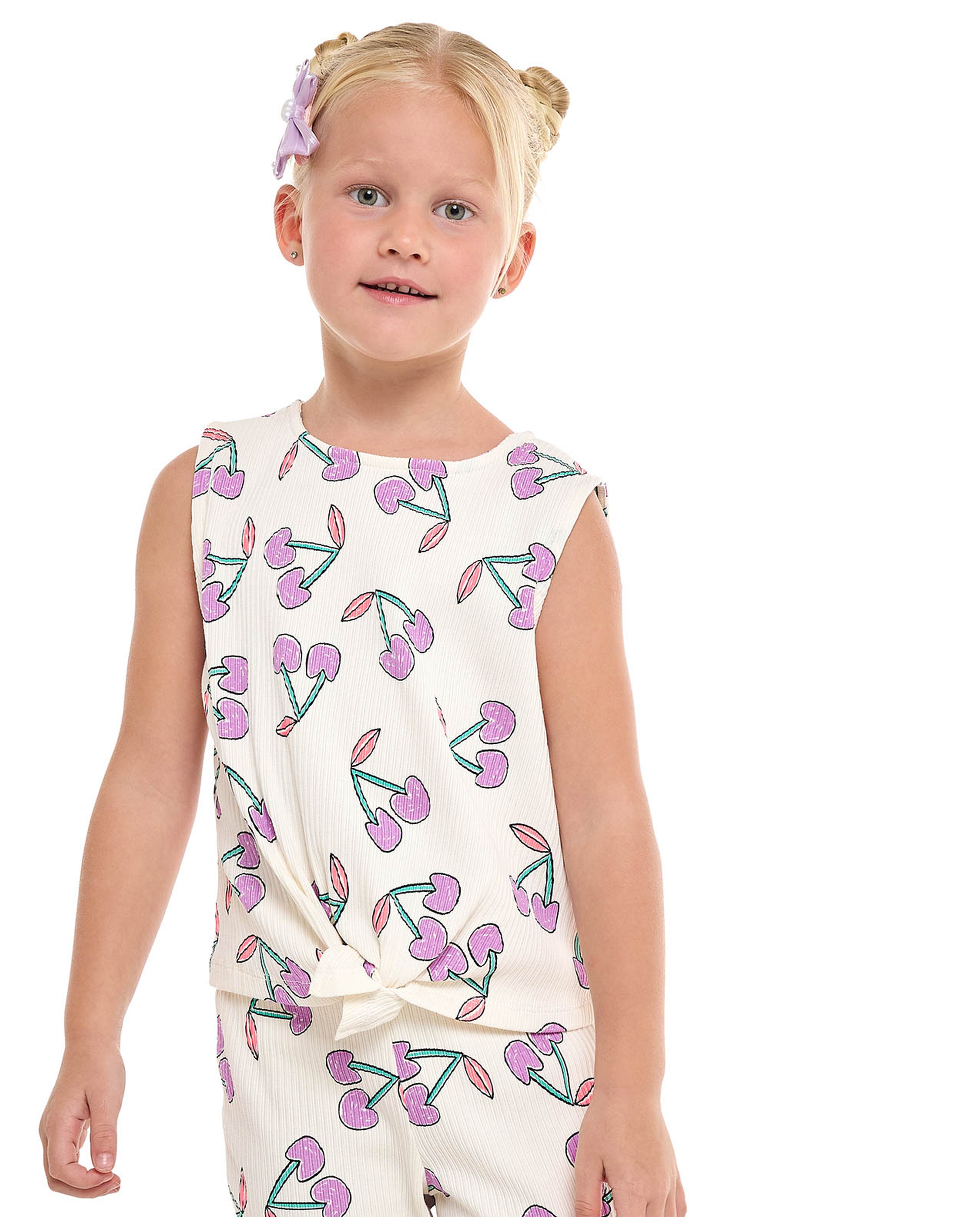 Printed Top and Pants Set