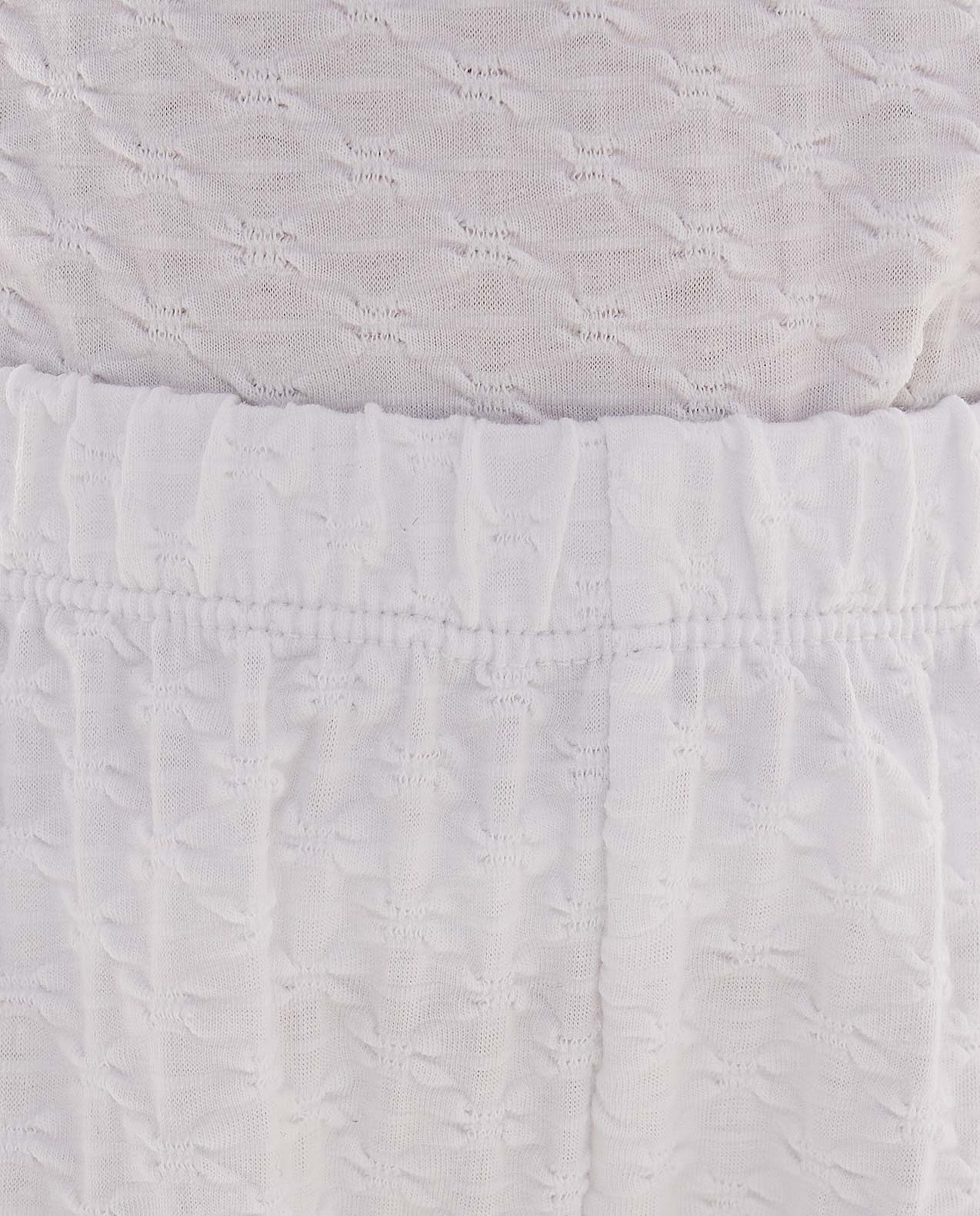 Textured Bow Detail Top and Pants Set