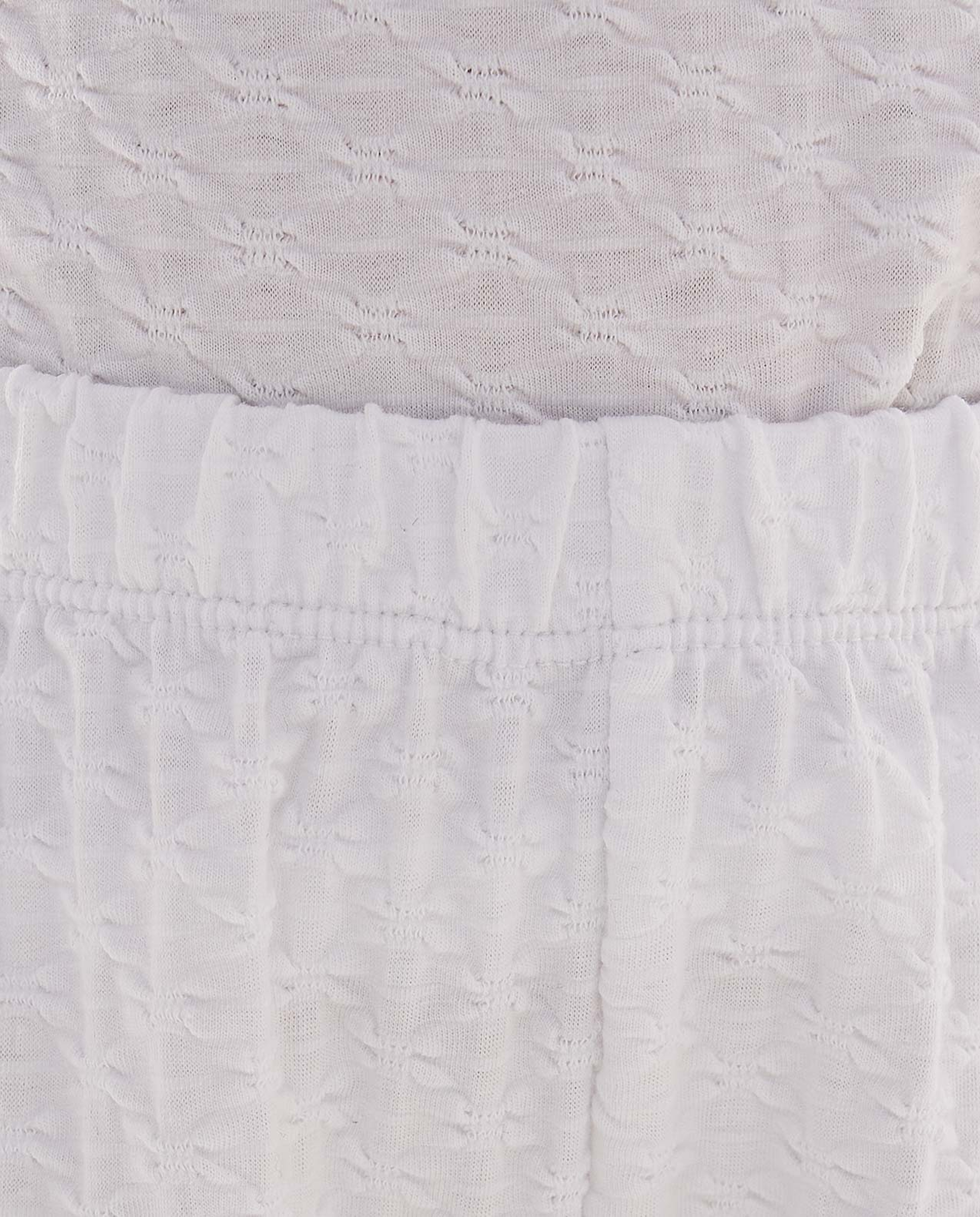 Textured Bow Detail Top and Pants Set