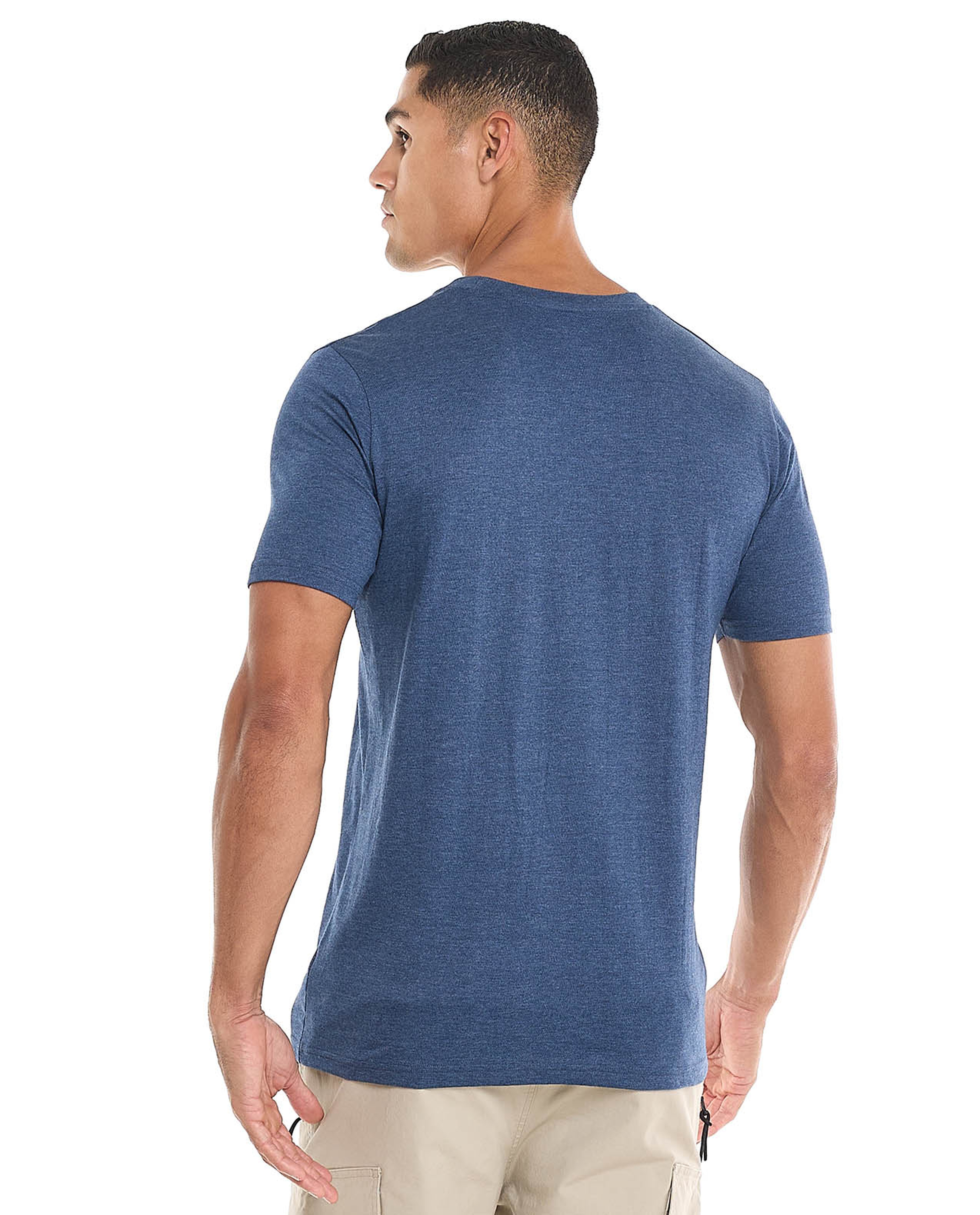 Solid T-Shirt with Crew Neck and Short Sleeves