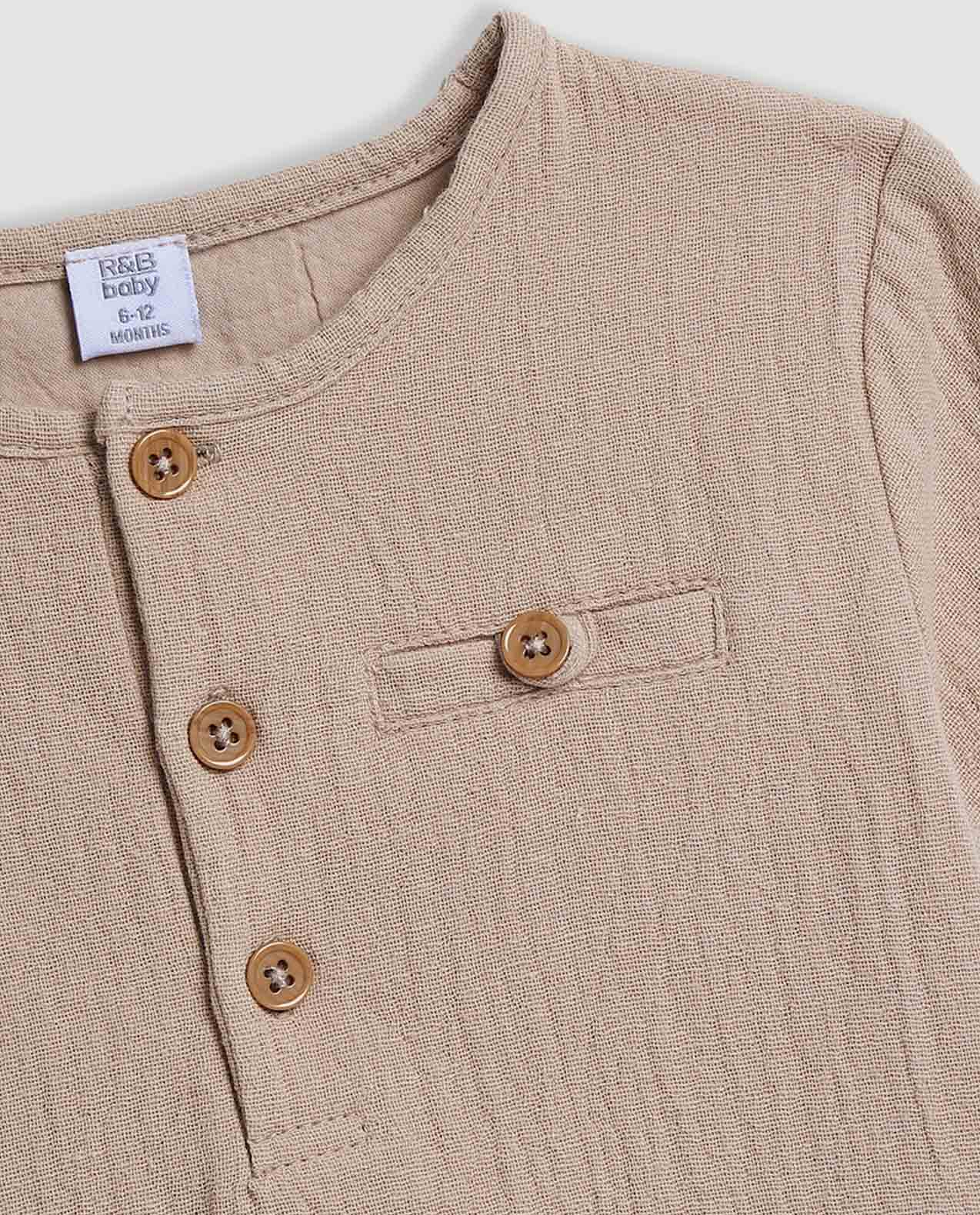 Textured T-Shirt and Shorts Set