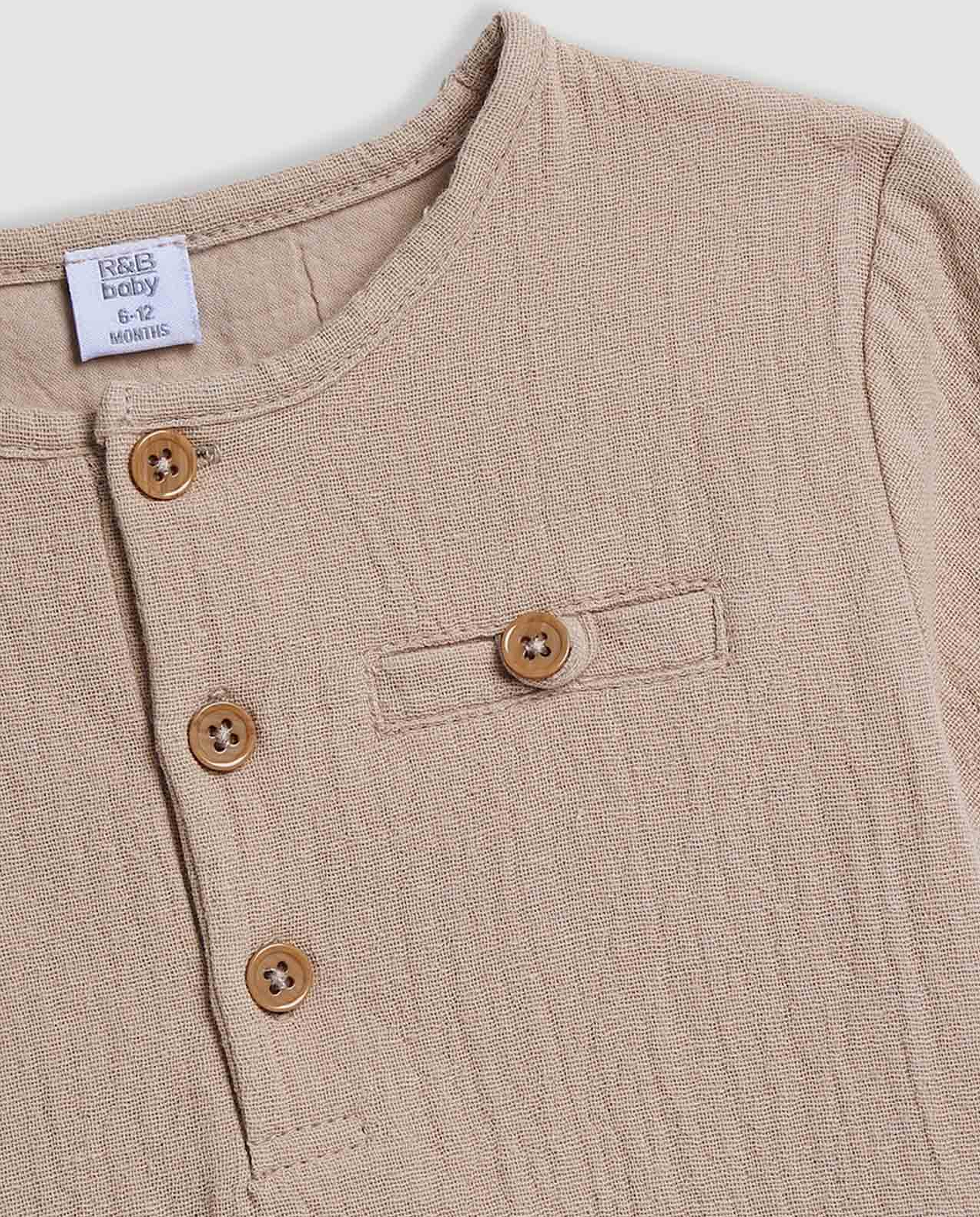 Textured T-Shirt and Shorts Set