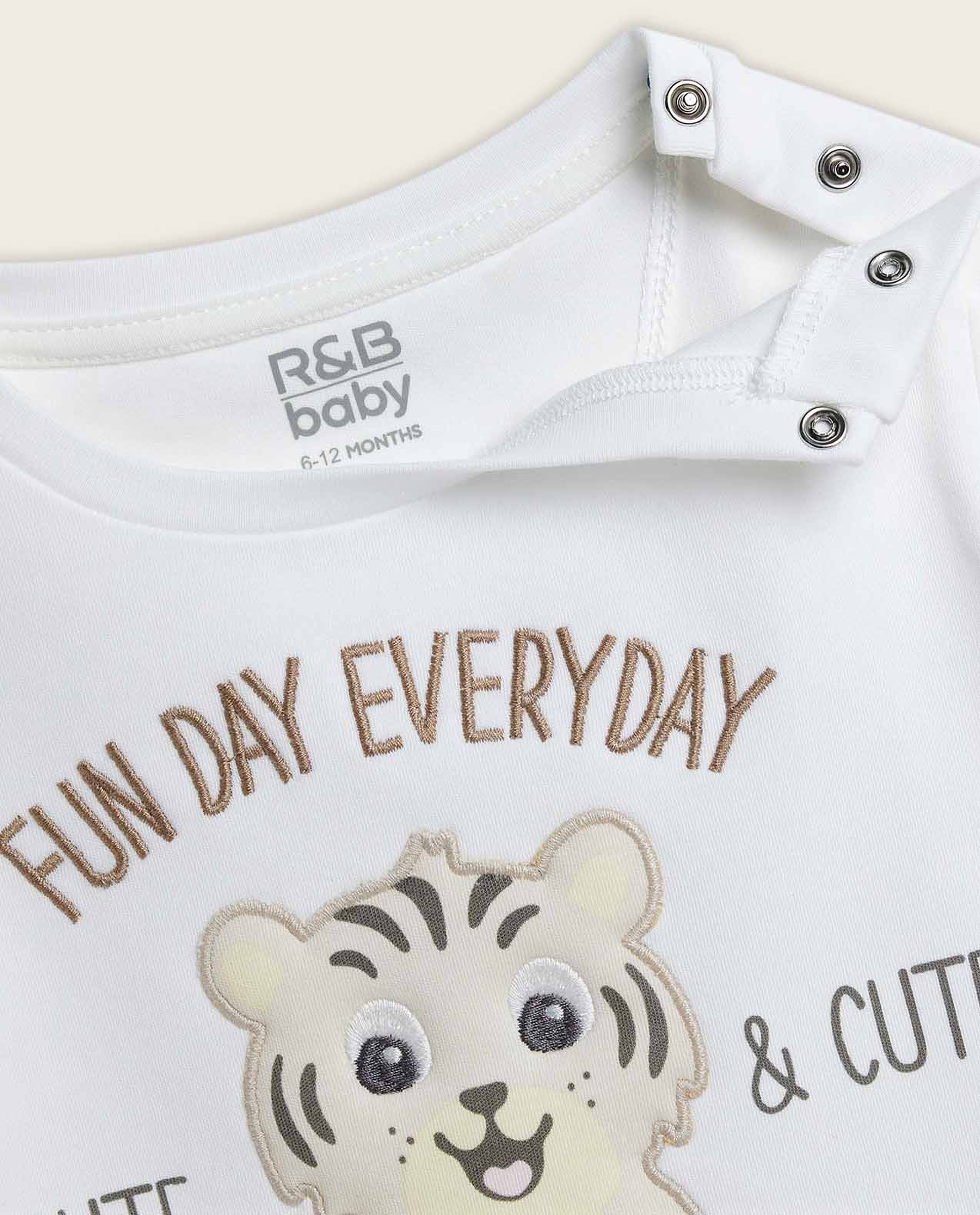 Appliqued T-Shirt and Shorts Set