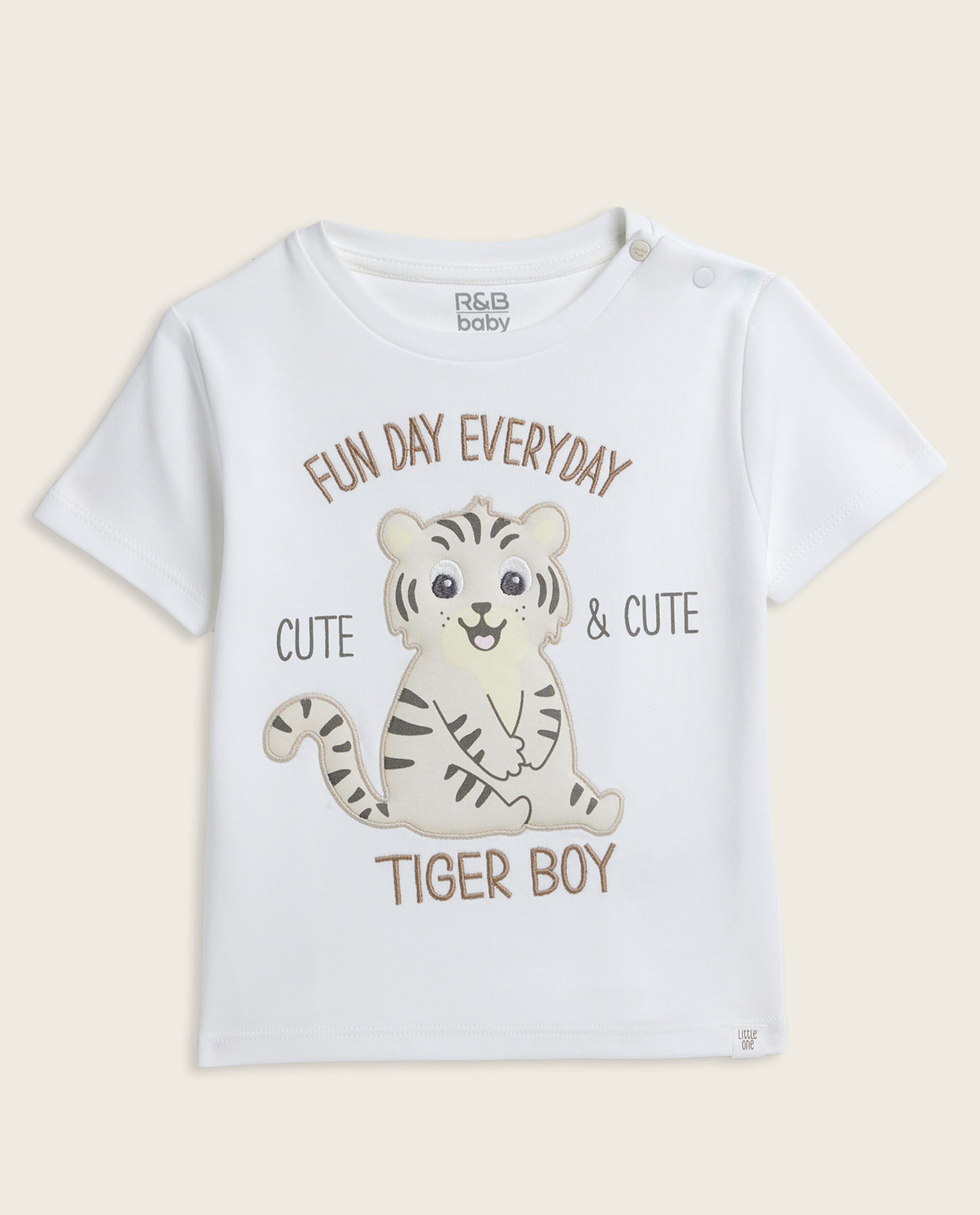 Appliqued T-Shirt and Shorts Set