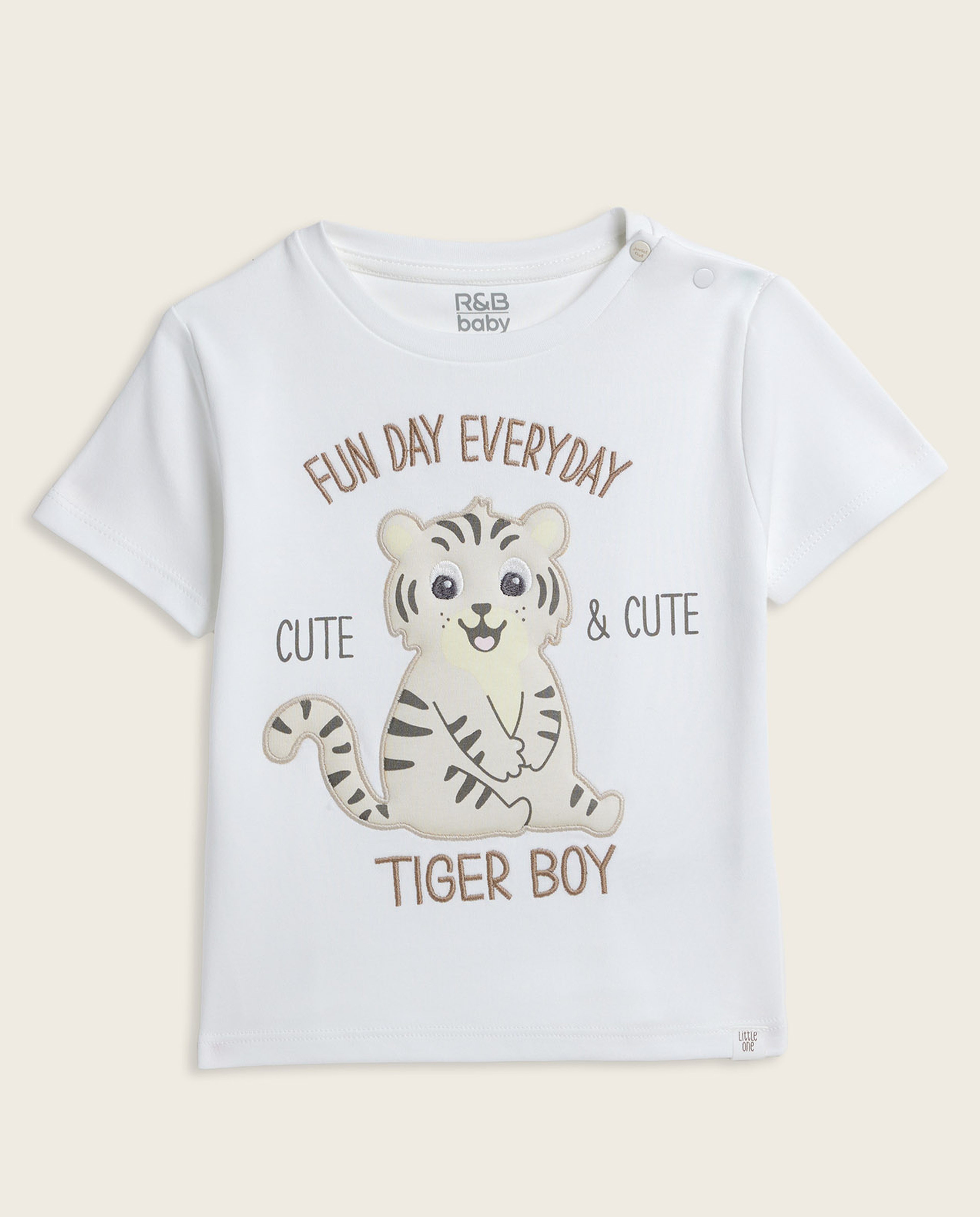 Appliqued T-Shirt and Shorts Set