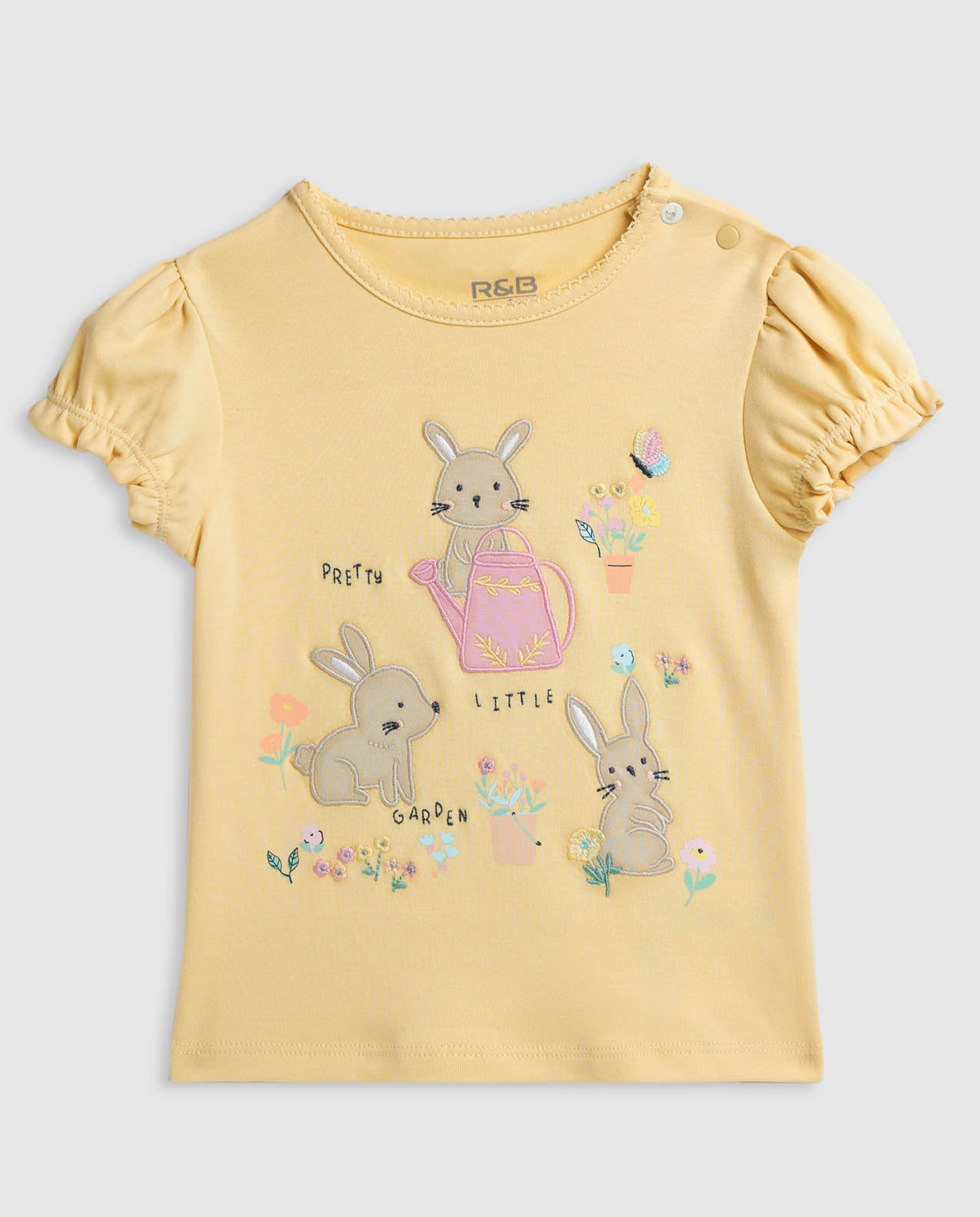 Appliqued Top and Pant Set