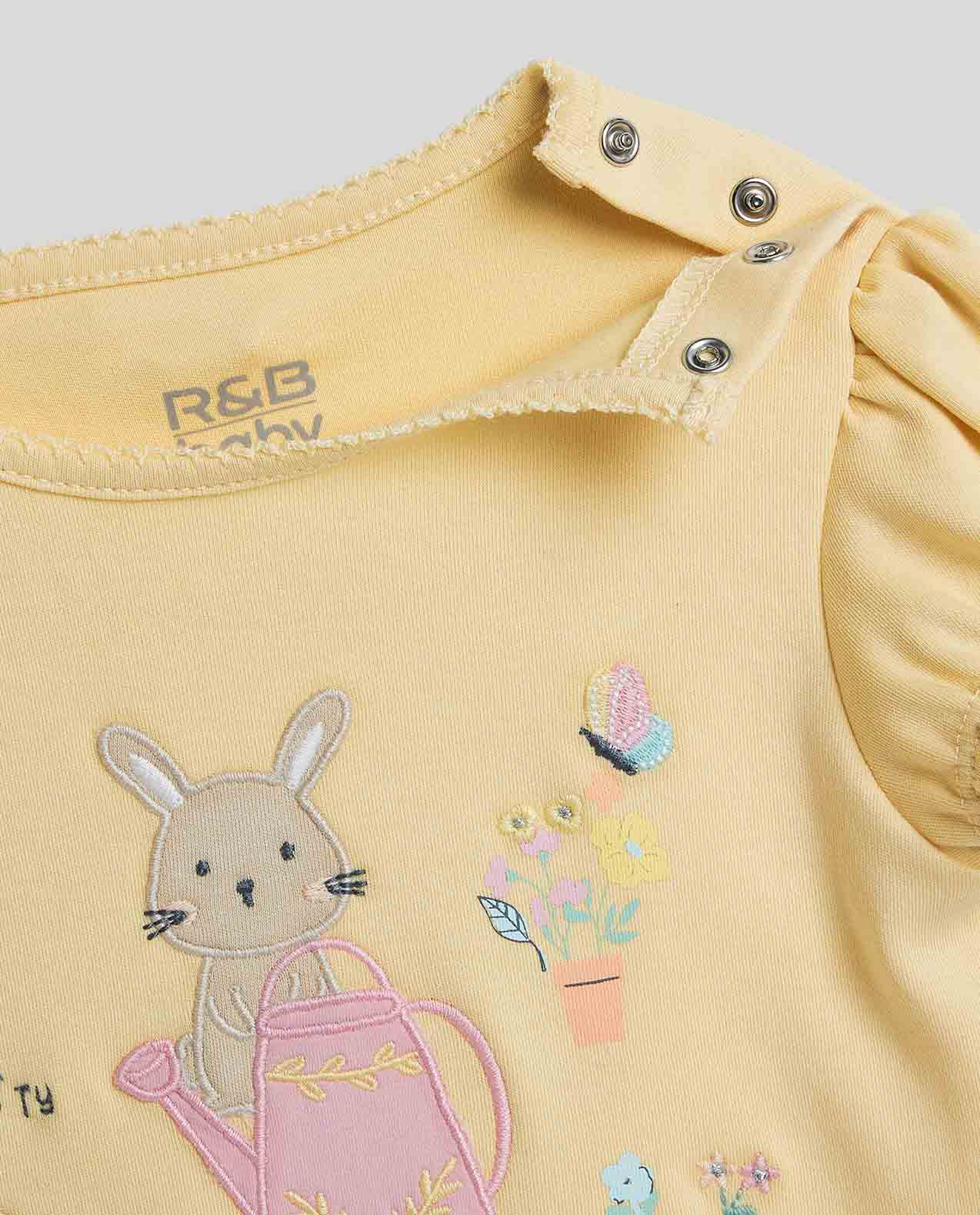 Appliqued Top and Pant Set