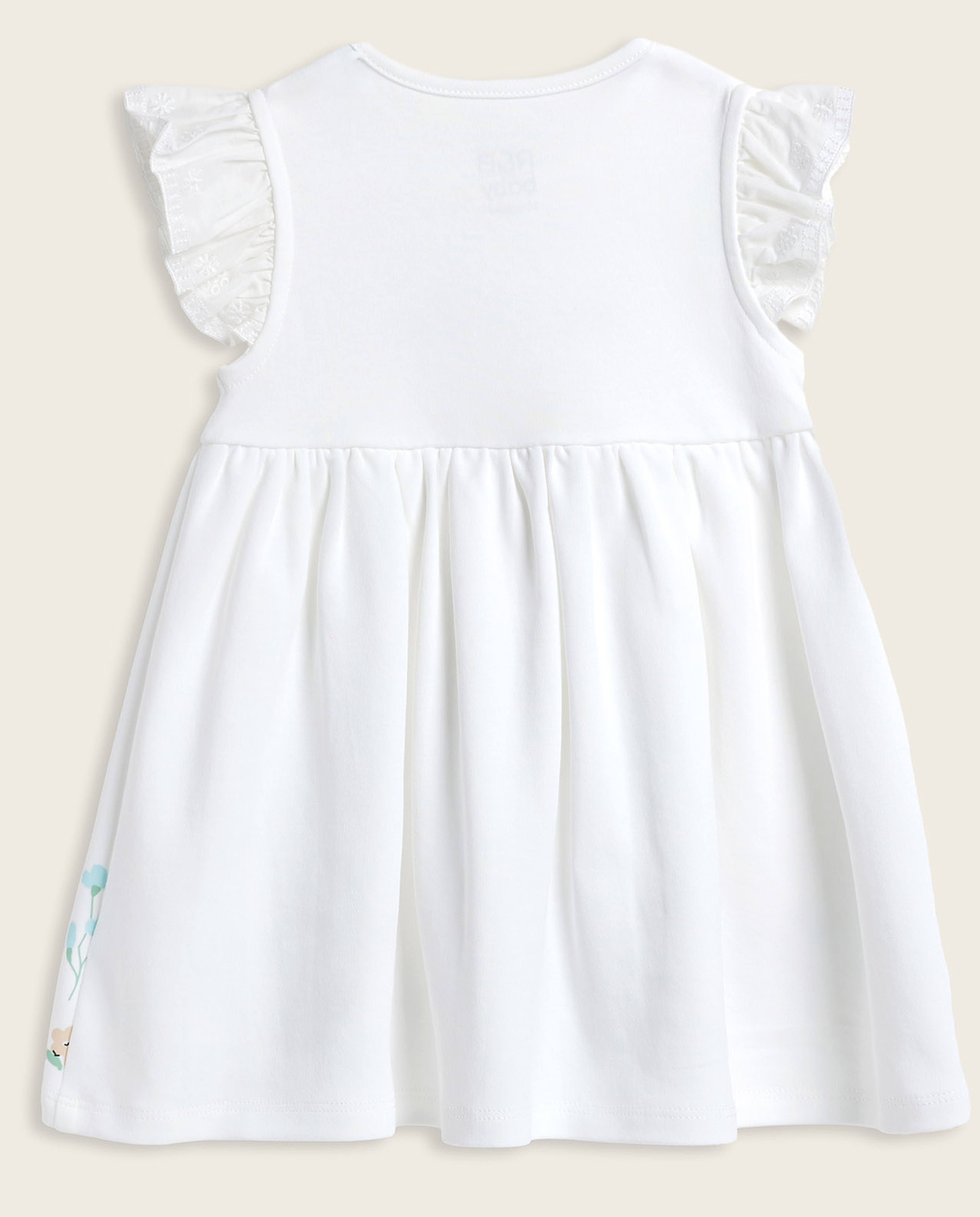 Embroidered A-Line Dress Set