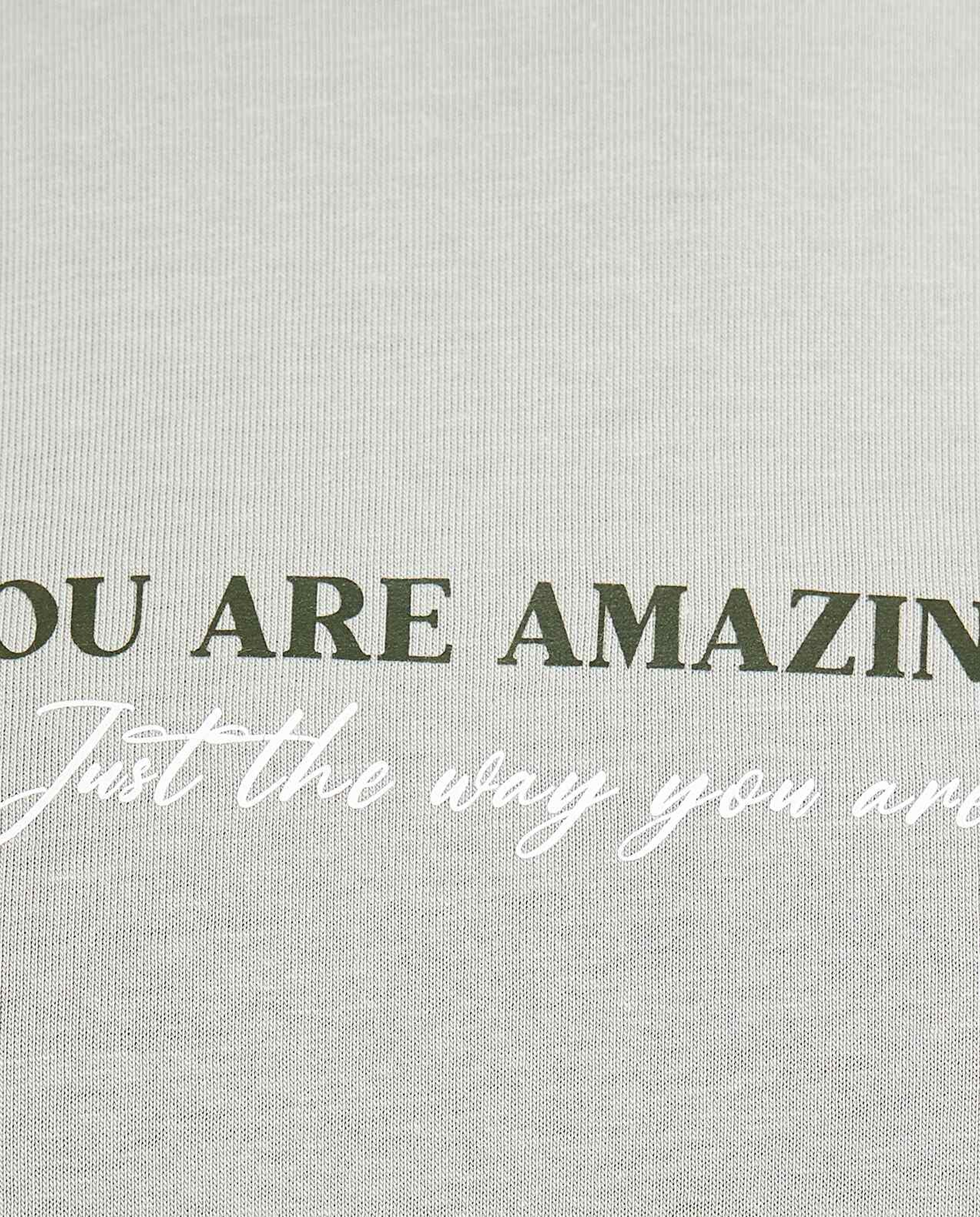 Printed T-Shirt with Crew Neck and Short Sleeves