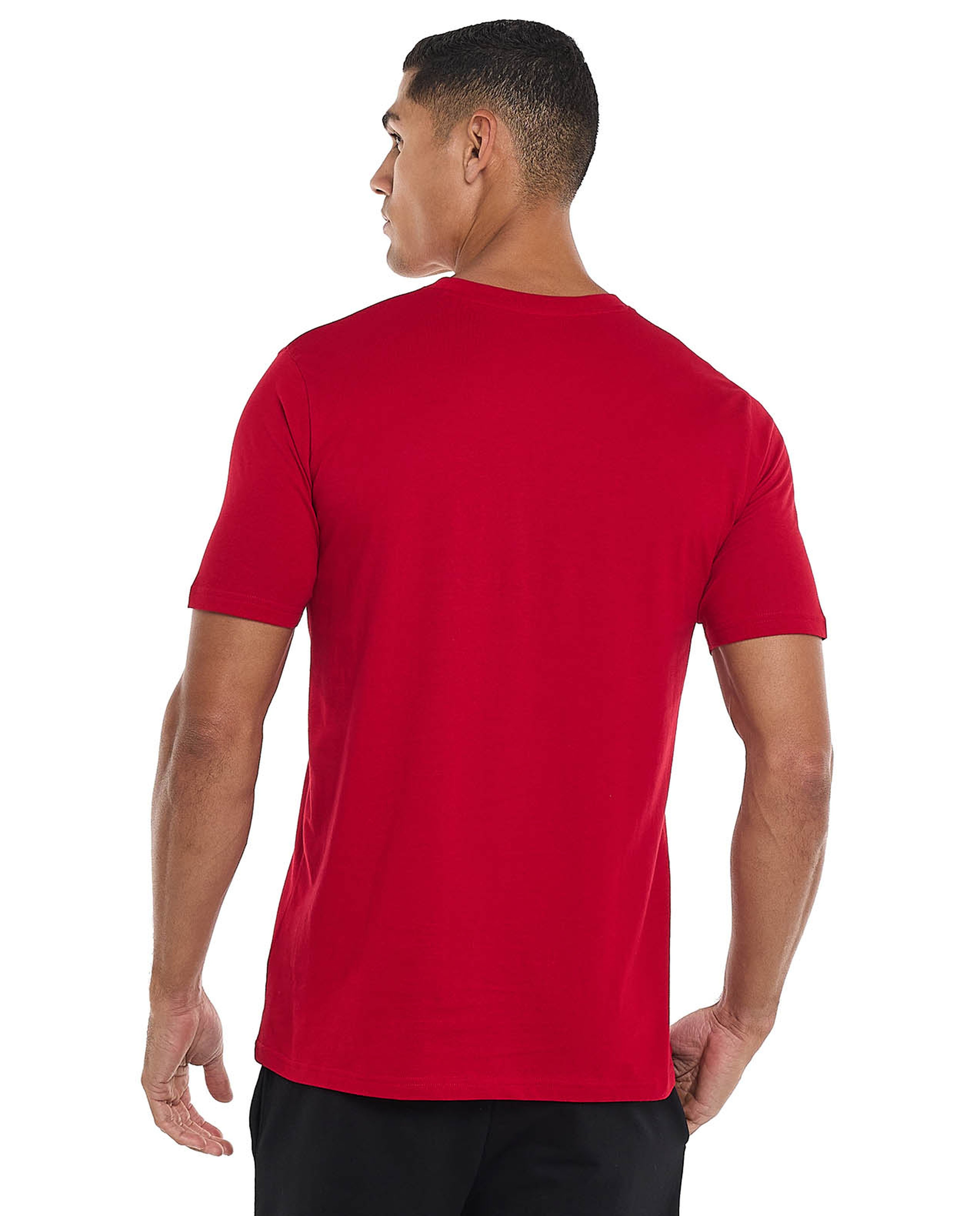 Printed T-Shirt with Crew Neck and Short Sleeves