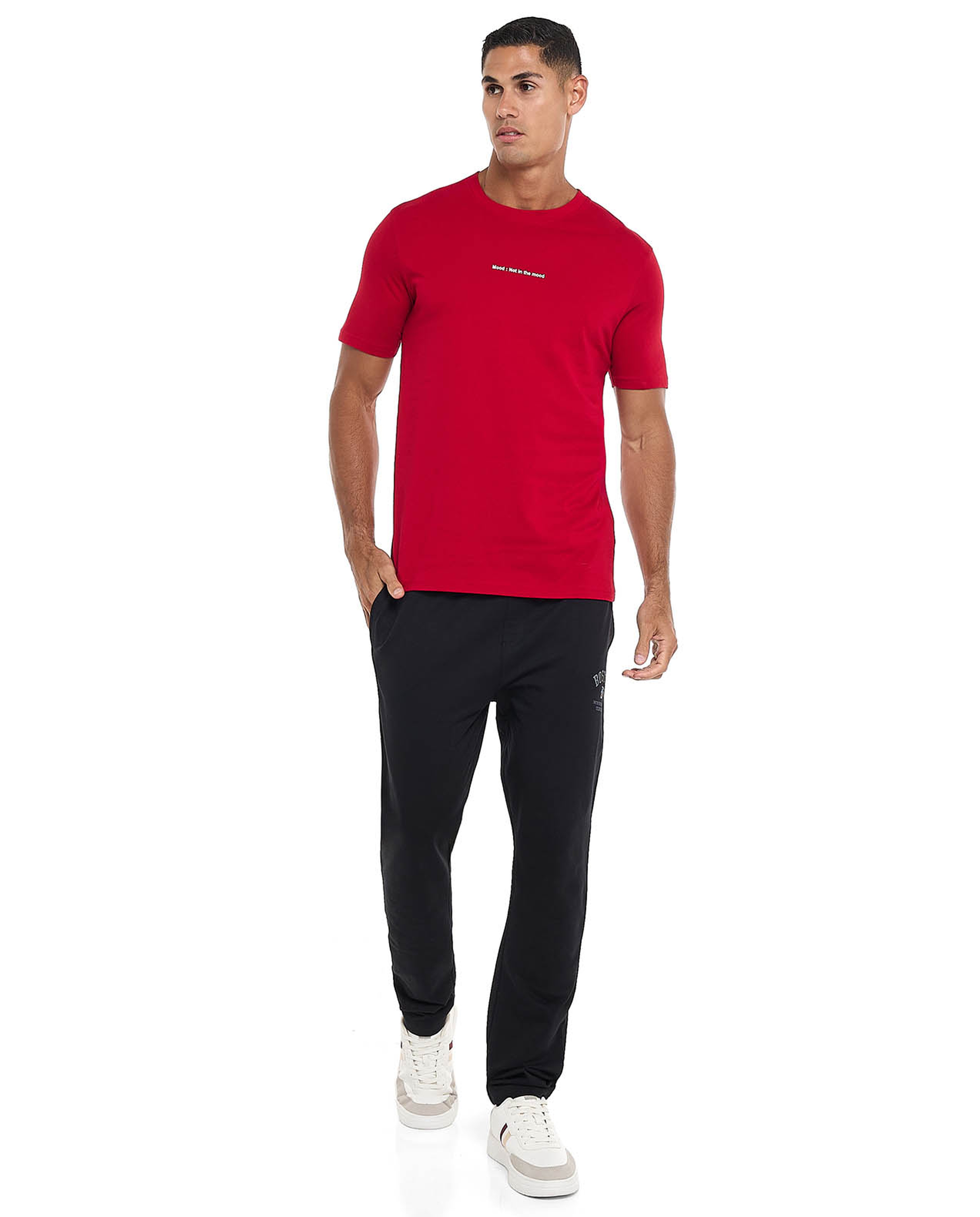 Printed T-Shirt with Crew Neck and Short Sleeves