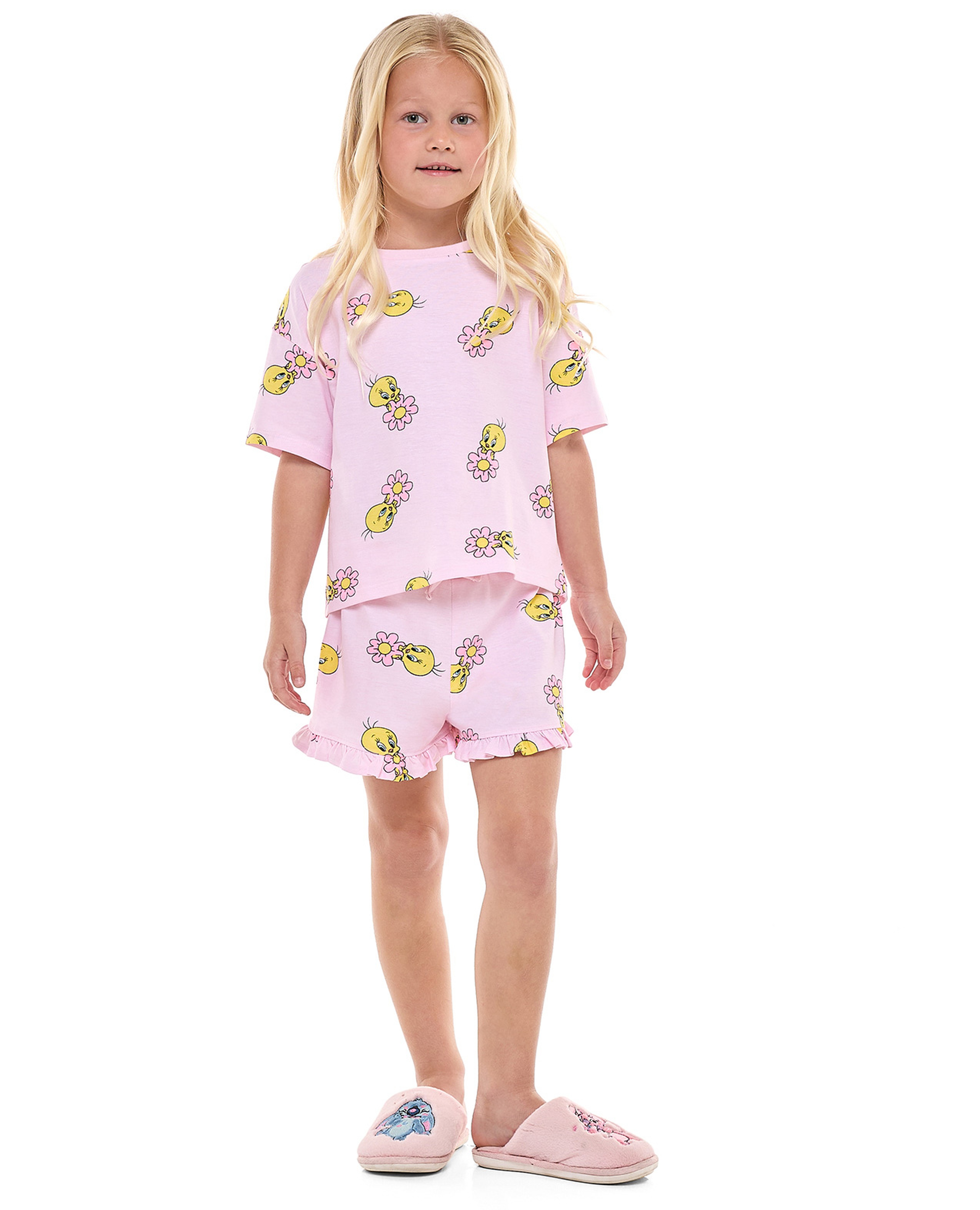 طقم بيجاما بطبعة تويتي