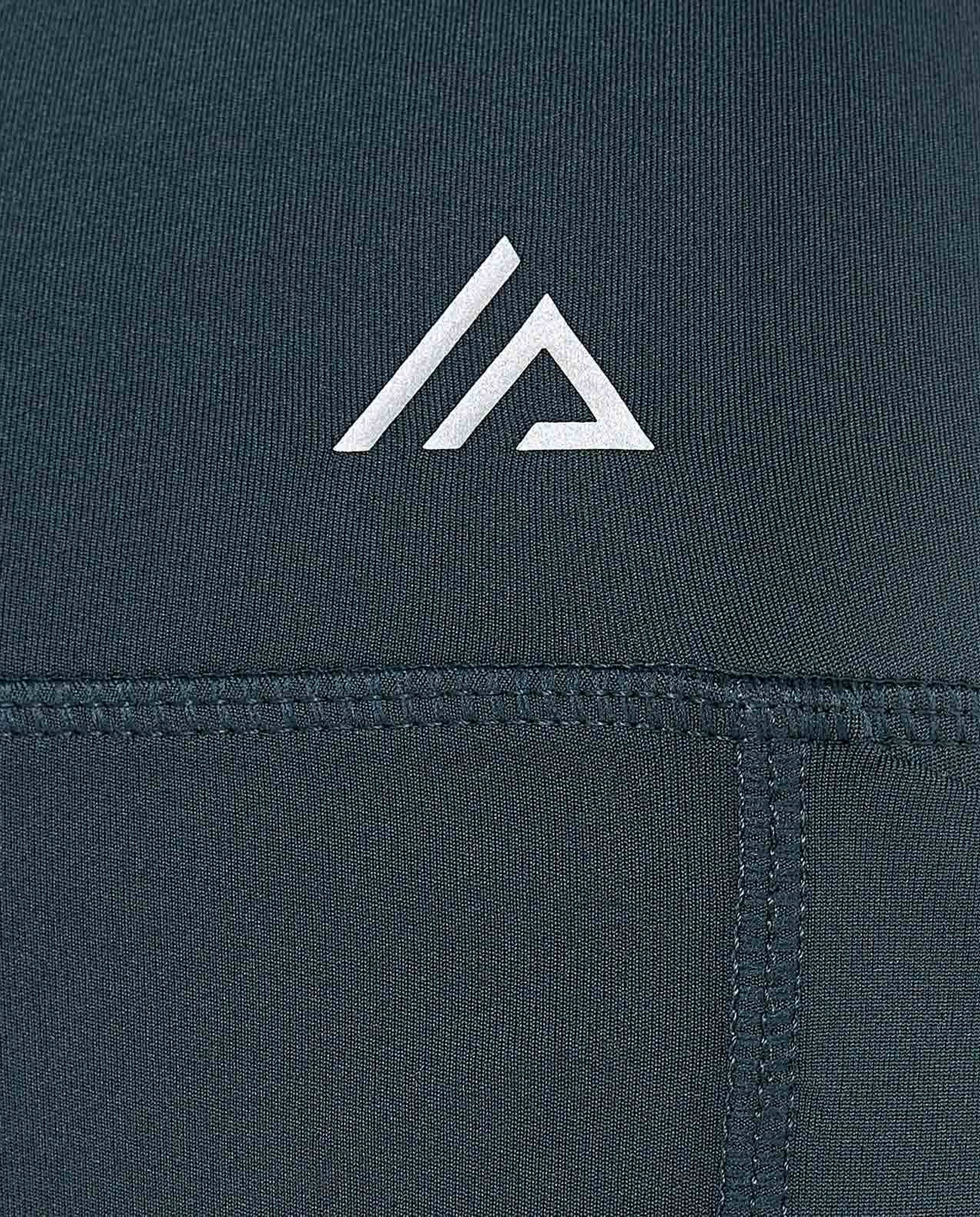 Solid Active Leggings with Elastic Waist