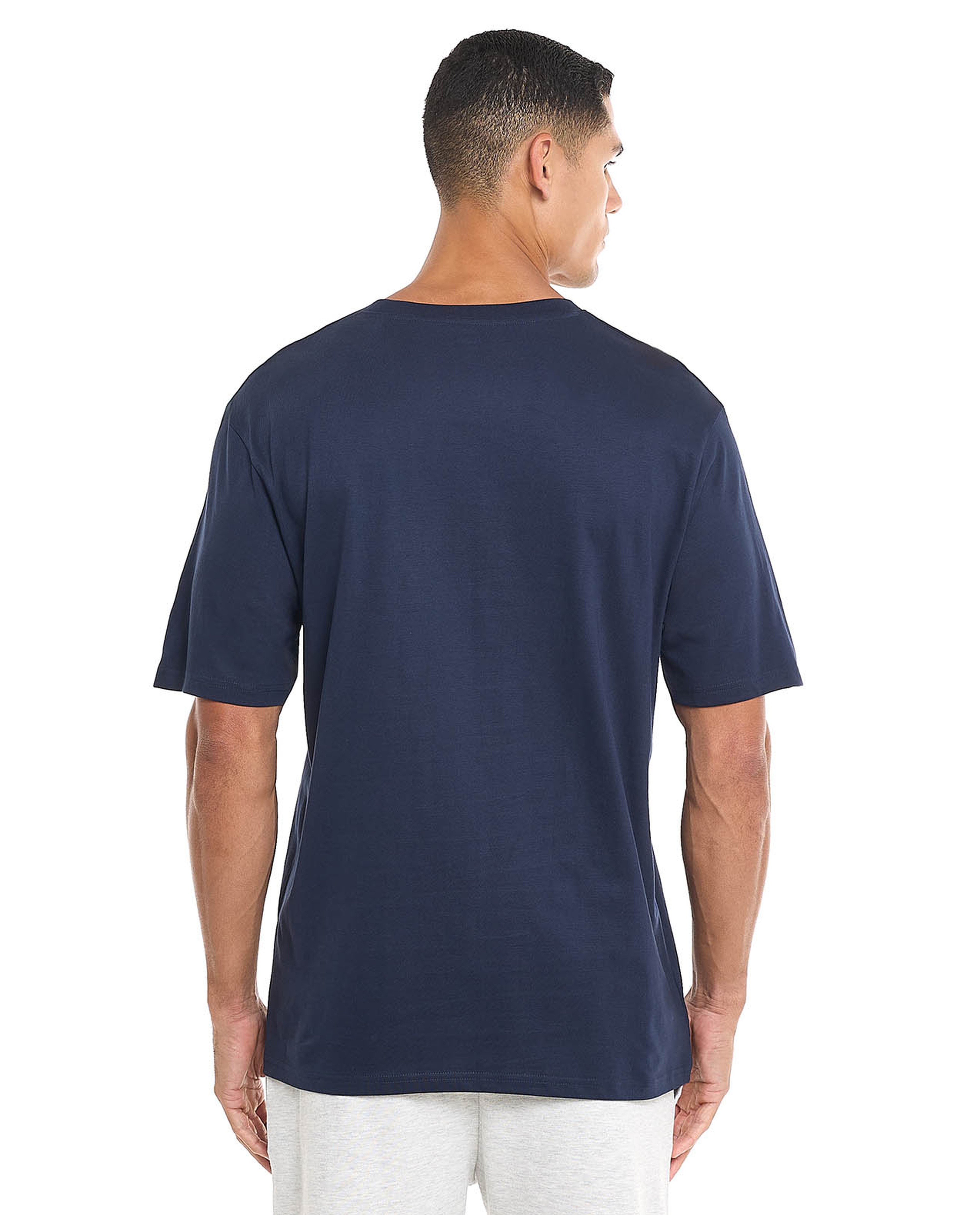 Printed T-Shirt with Crew Neck and Short Sleeves