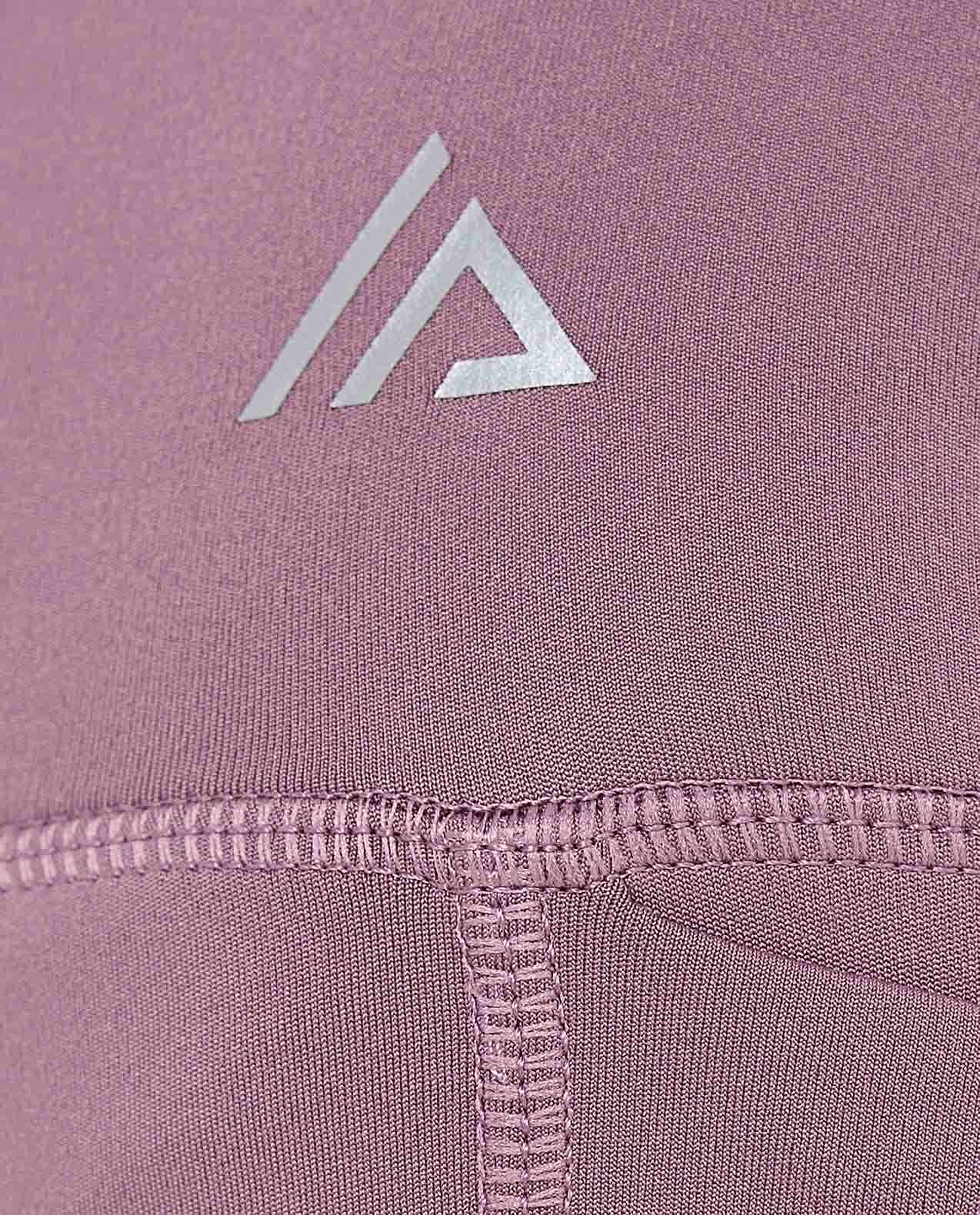 Solid Active Leggings with Elastic Waist