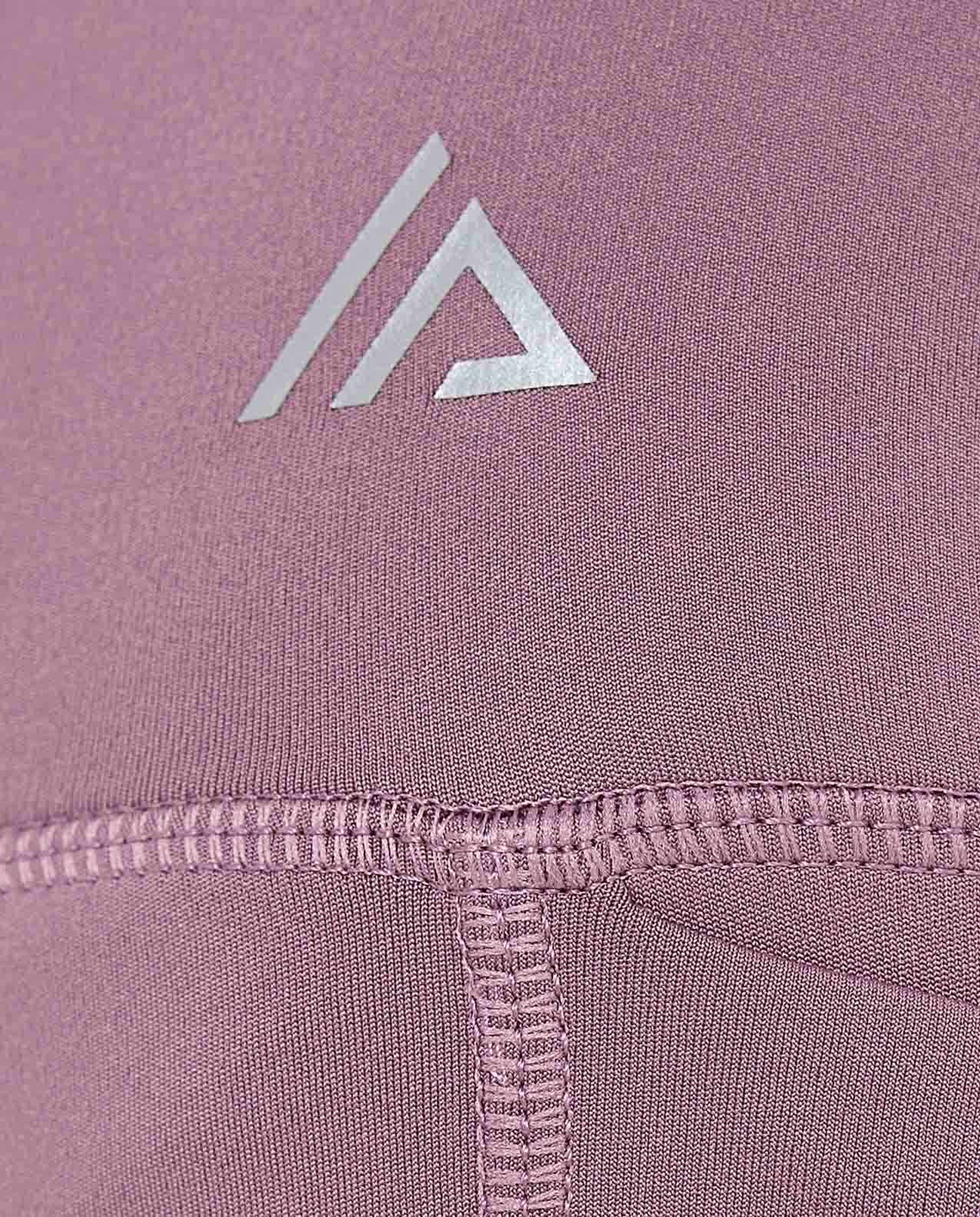 Solid Active Leggings with Elastic Waist