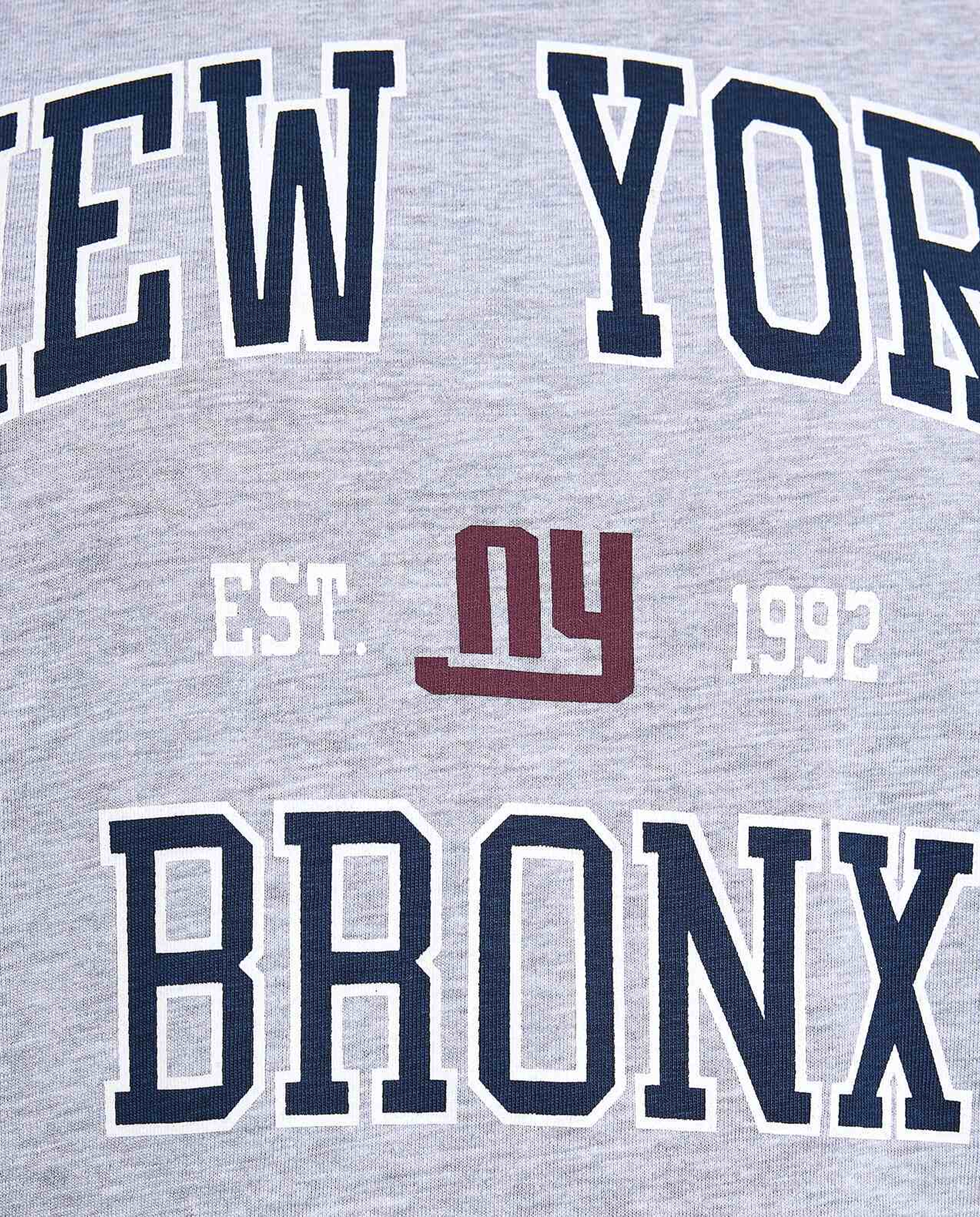 Printed T-Shirt with Crew Neck and Short Sleeves