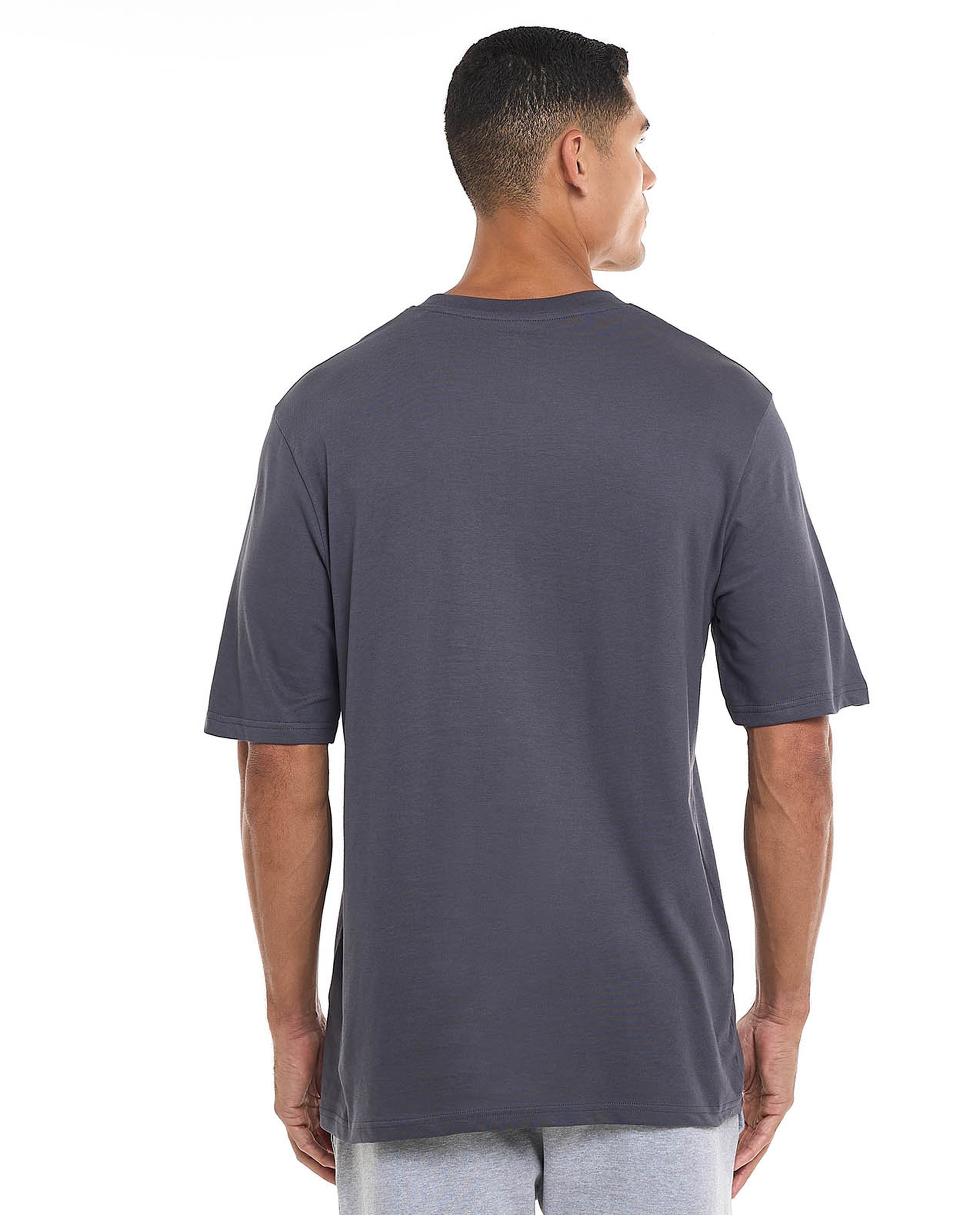 Printed T-Shirt with Crew Neck and Short Sleeves
