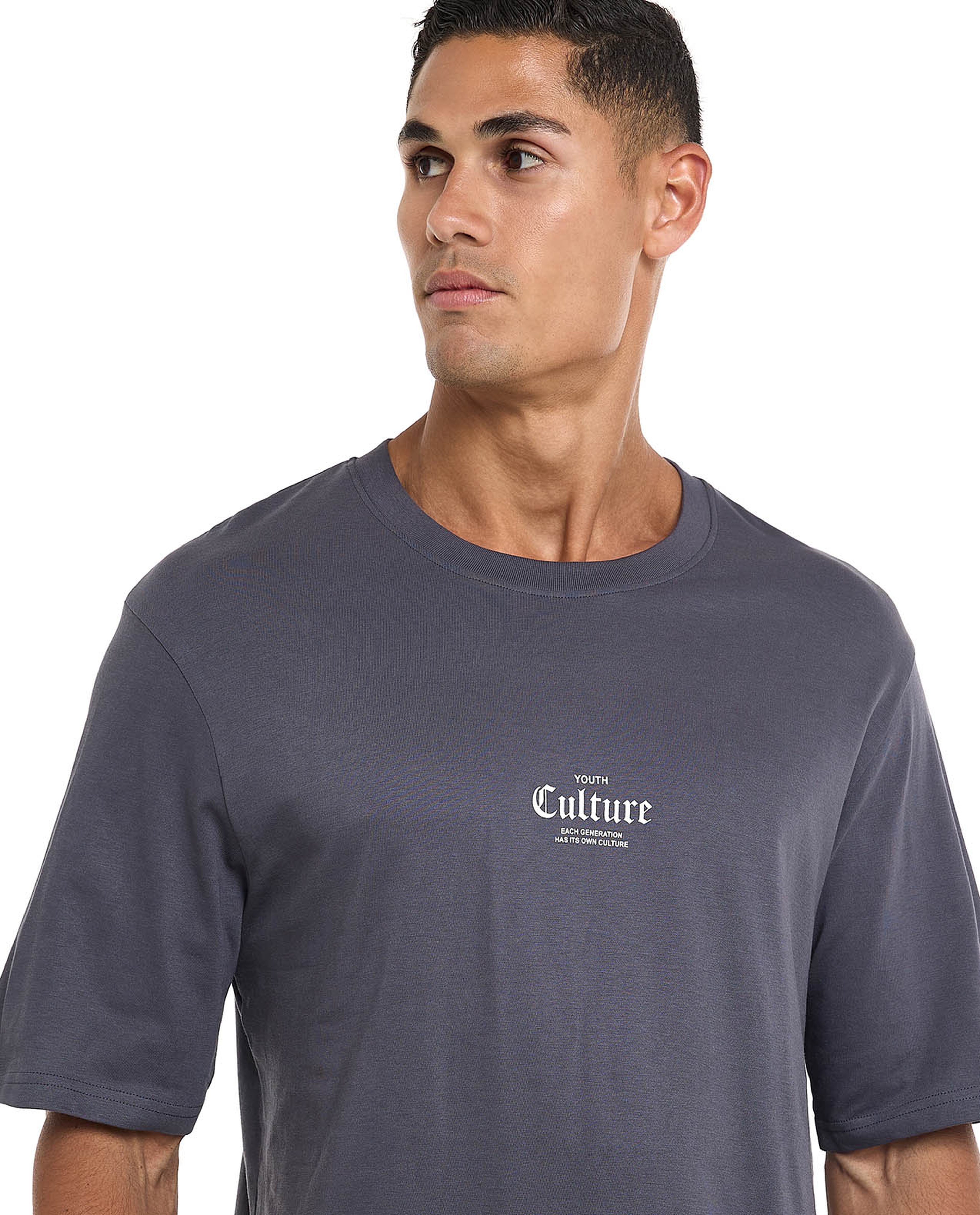 Printed T-Shirt with Crew Neck and Short Sleeves