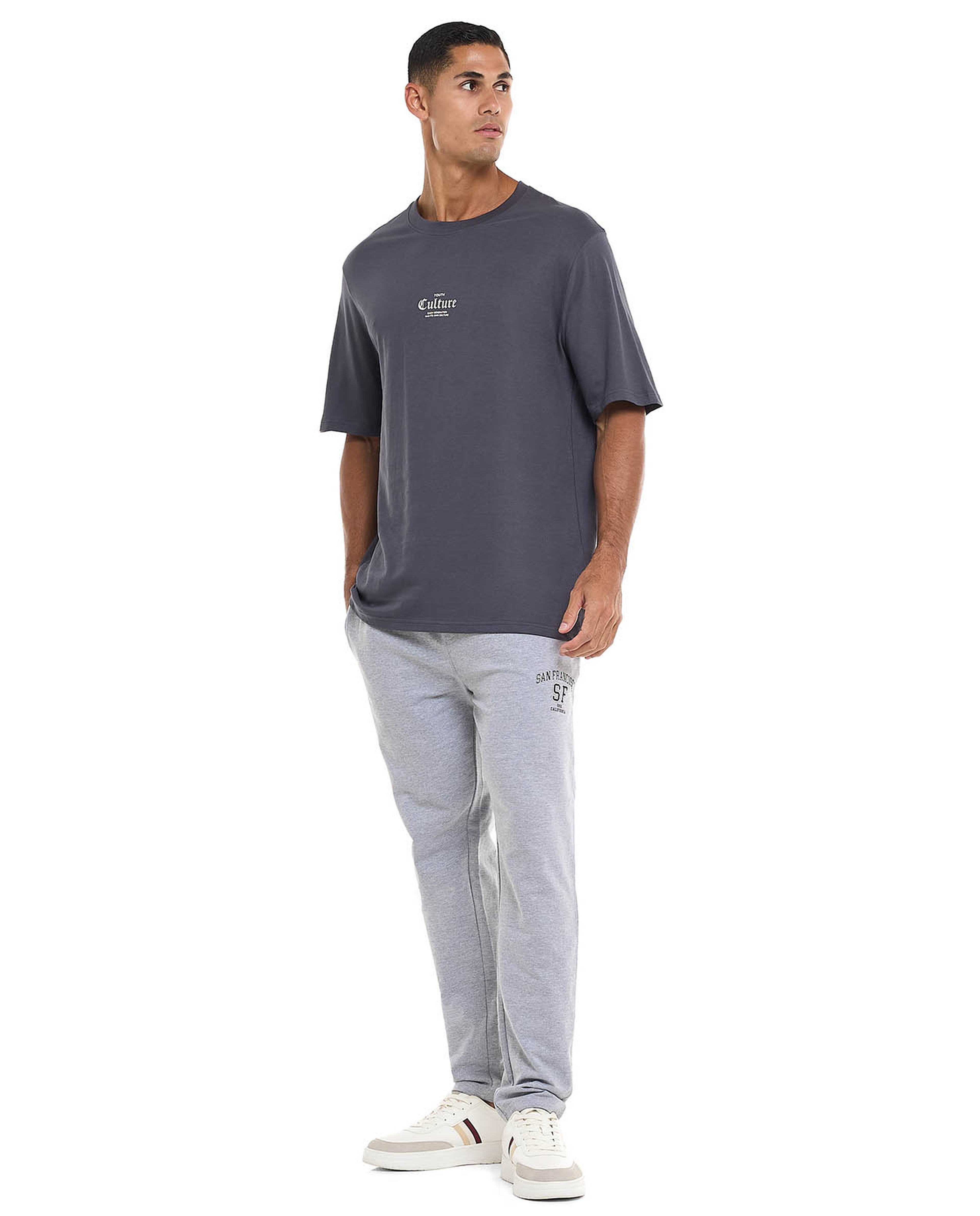 Printed T-Shirt with Crew Neck and Short Sleeves