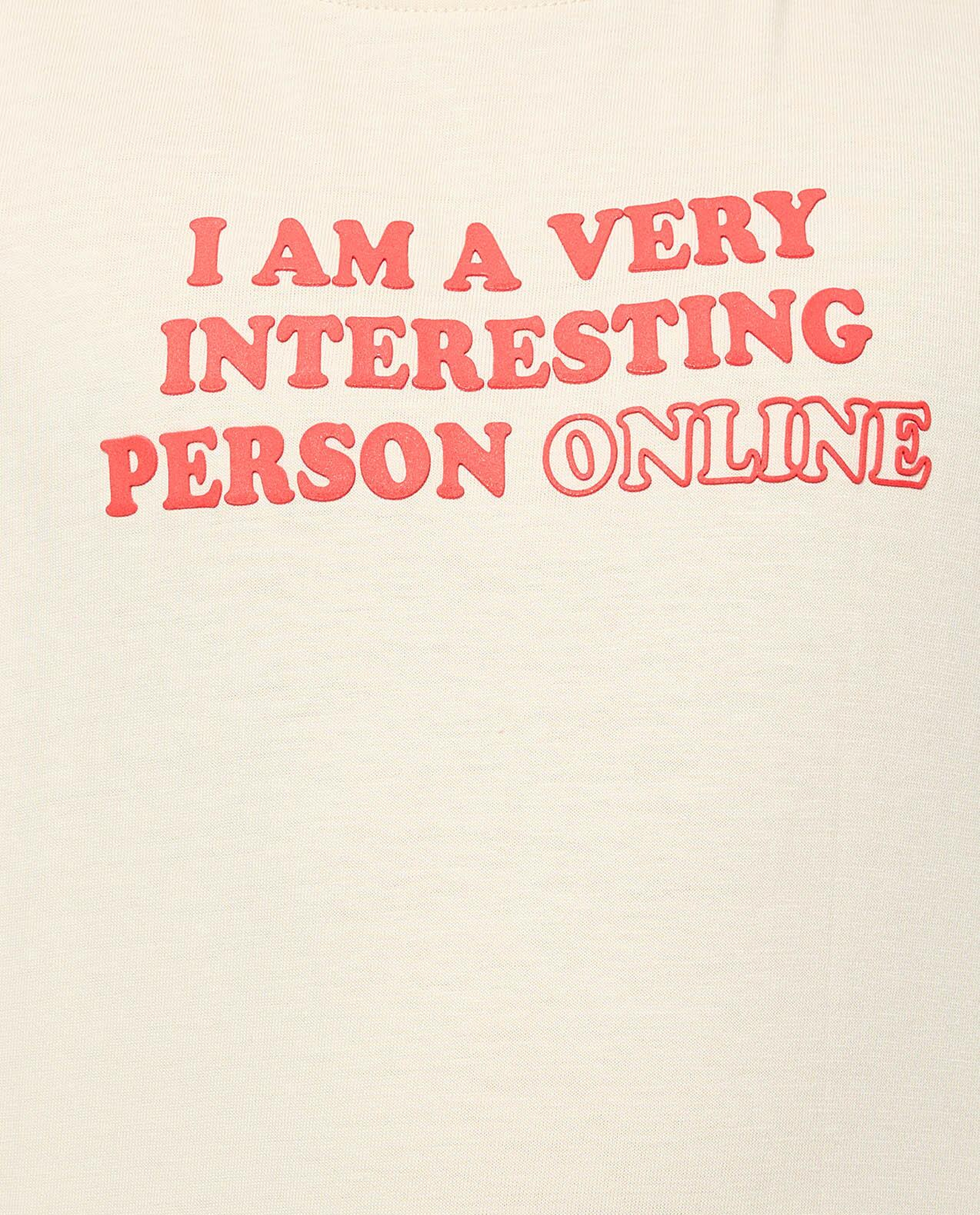 Printed T-Shirt with Crew Neck and Short Sleeves