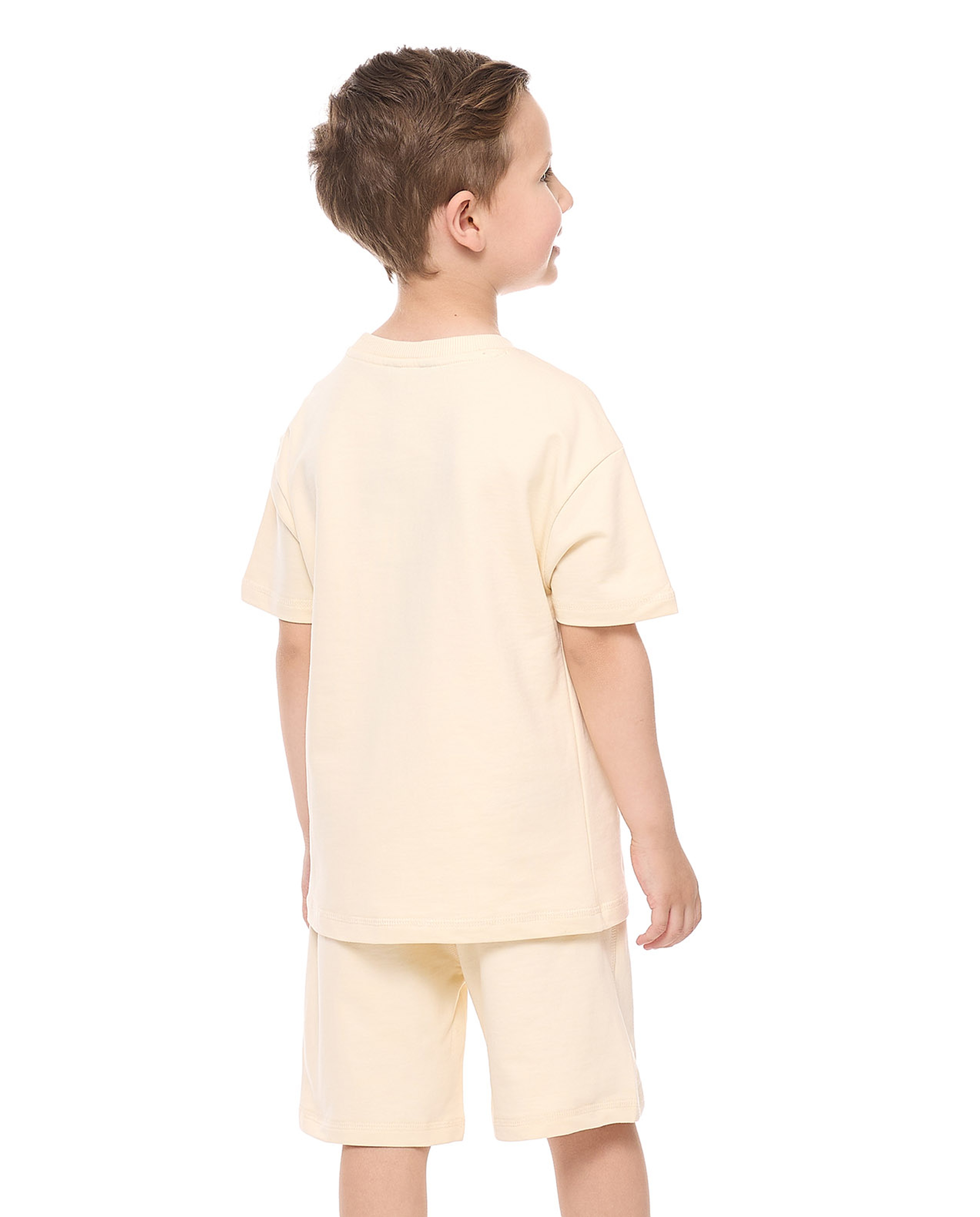 Label Detail T-Shirt and Shorts Set