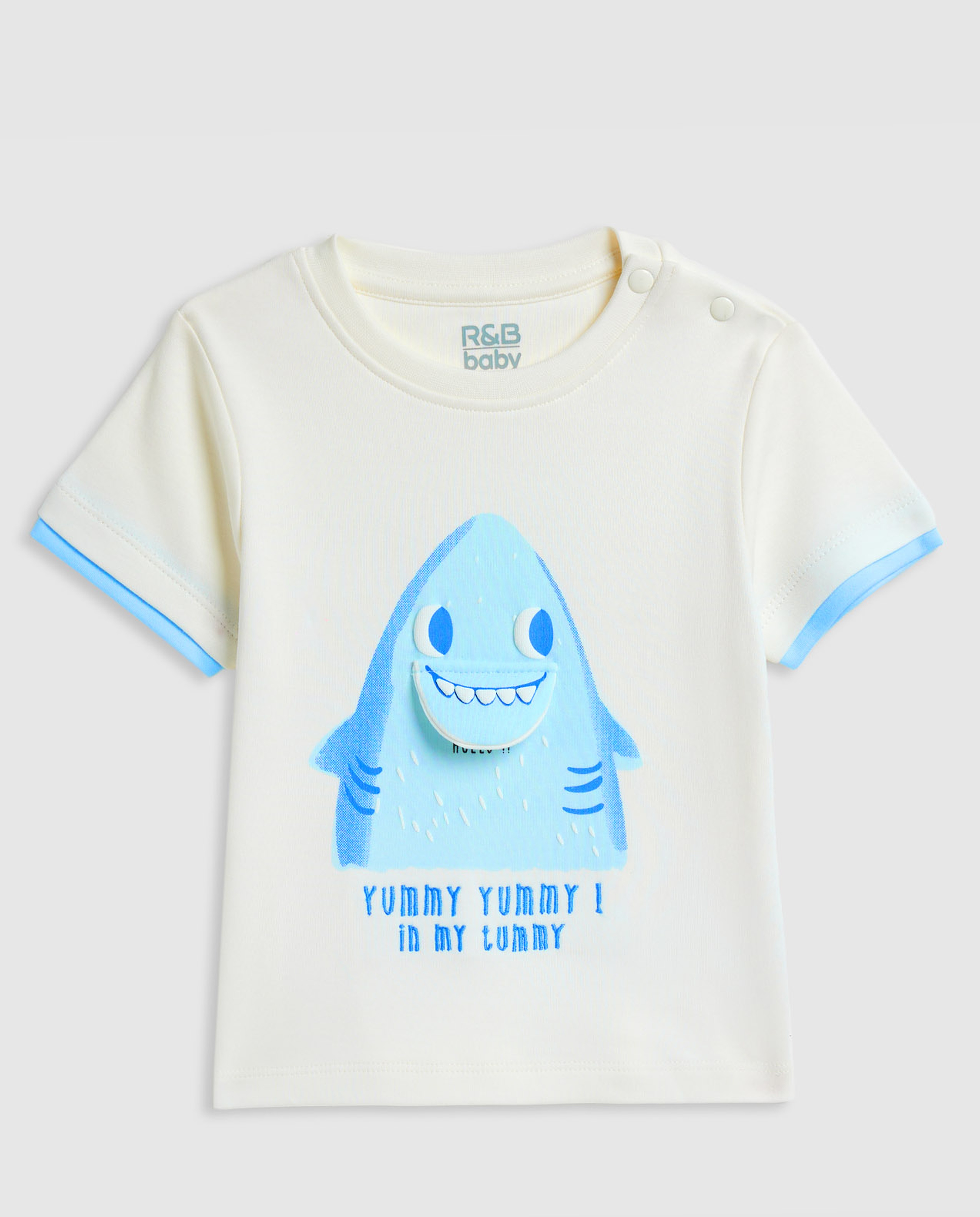 Appliqued T-Shirt and Shorts Set