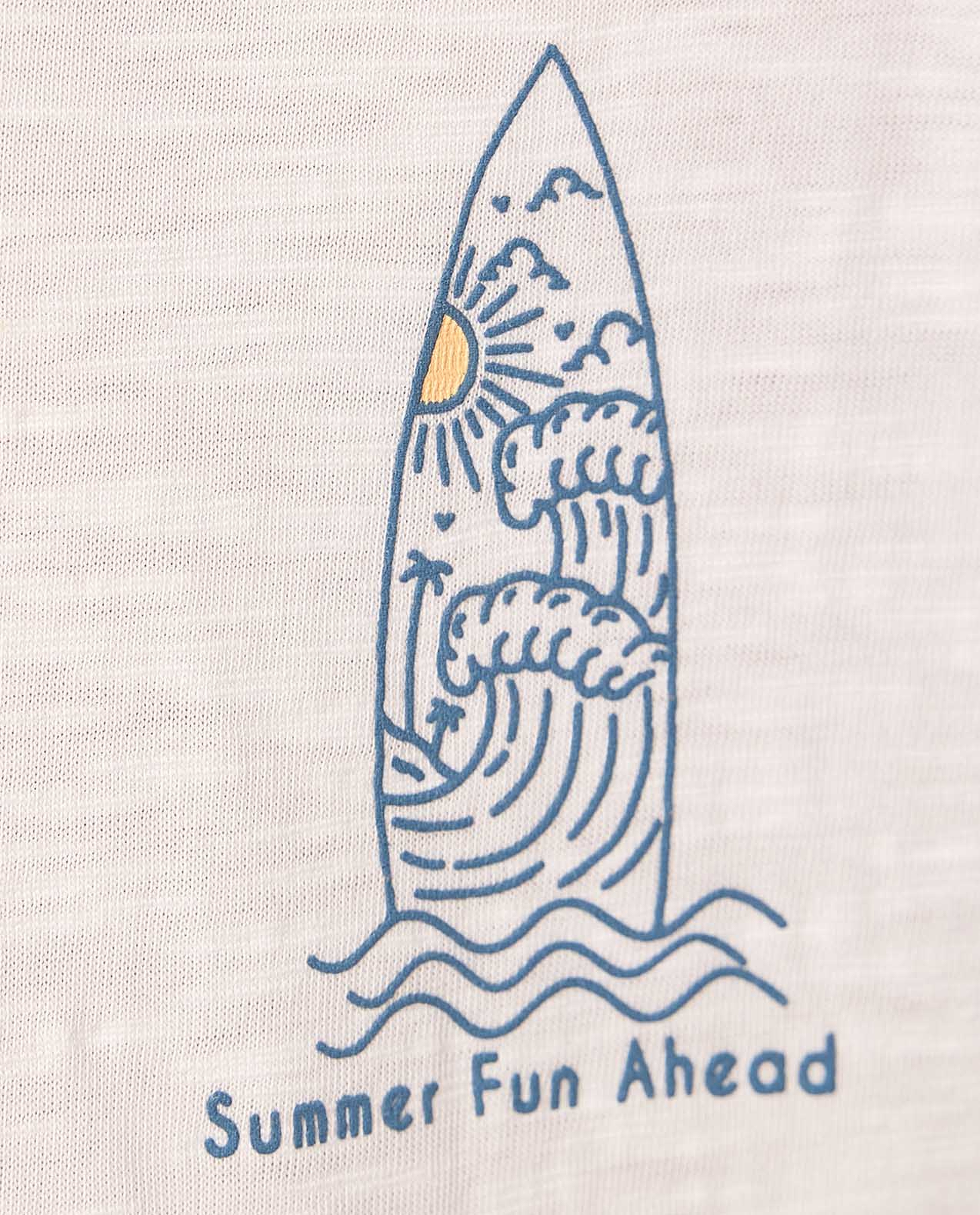 Printed T-Shirt with Crew Neck and Short Sleeves