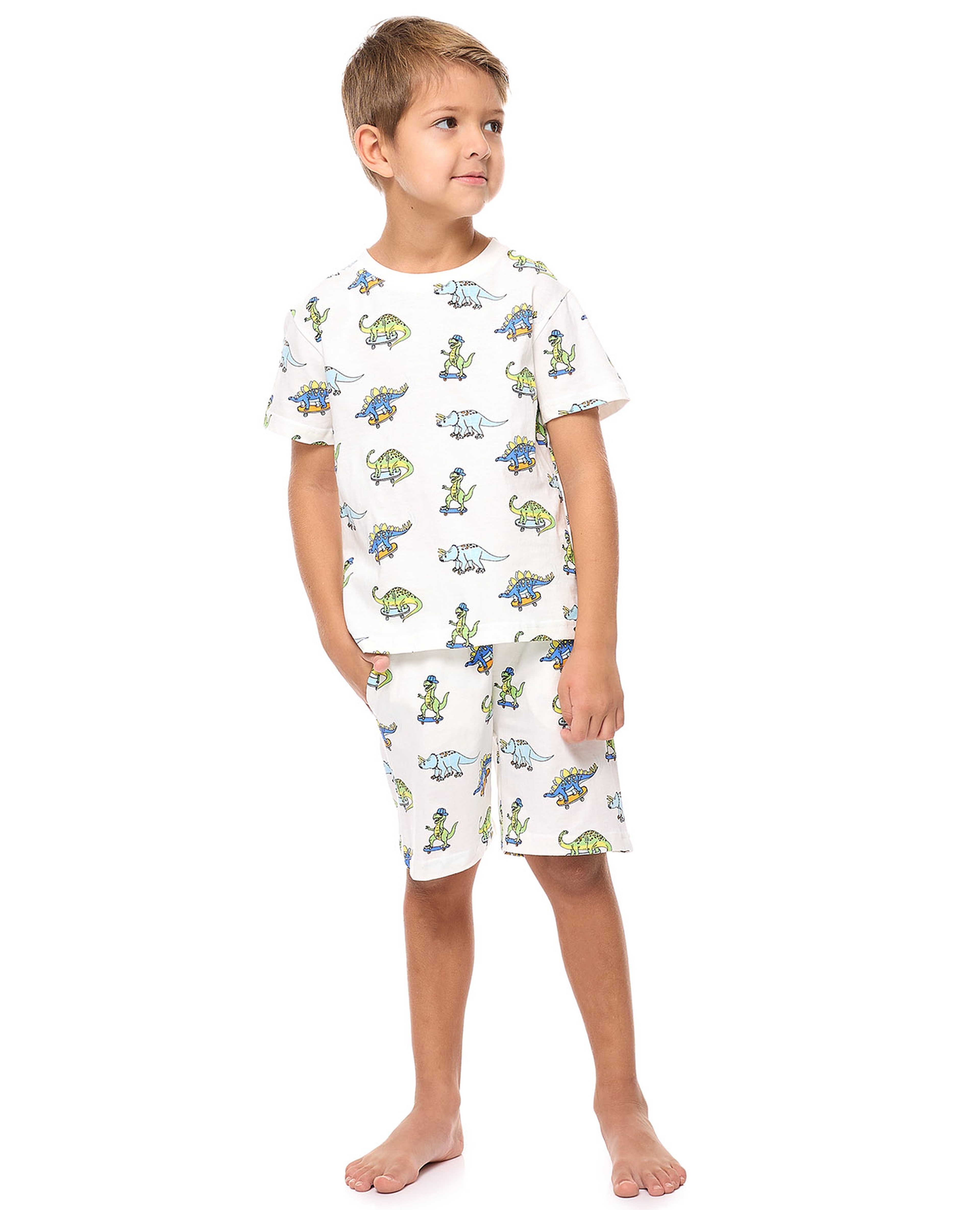 طقم بيجاما بطبعة