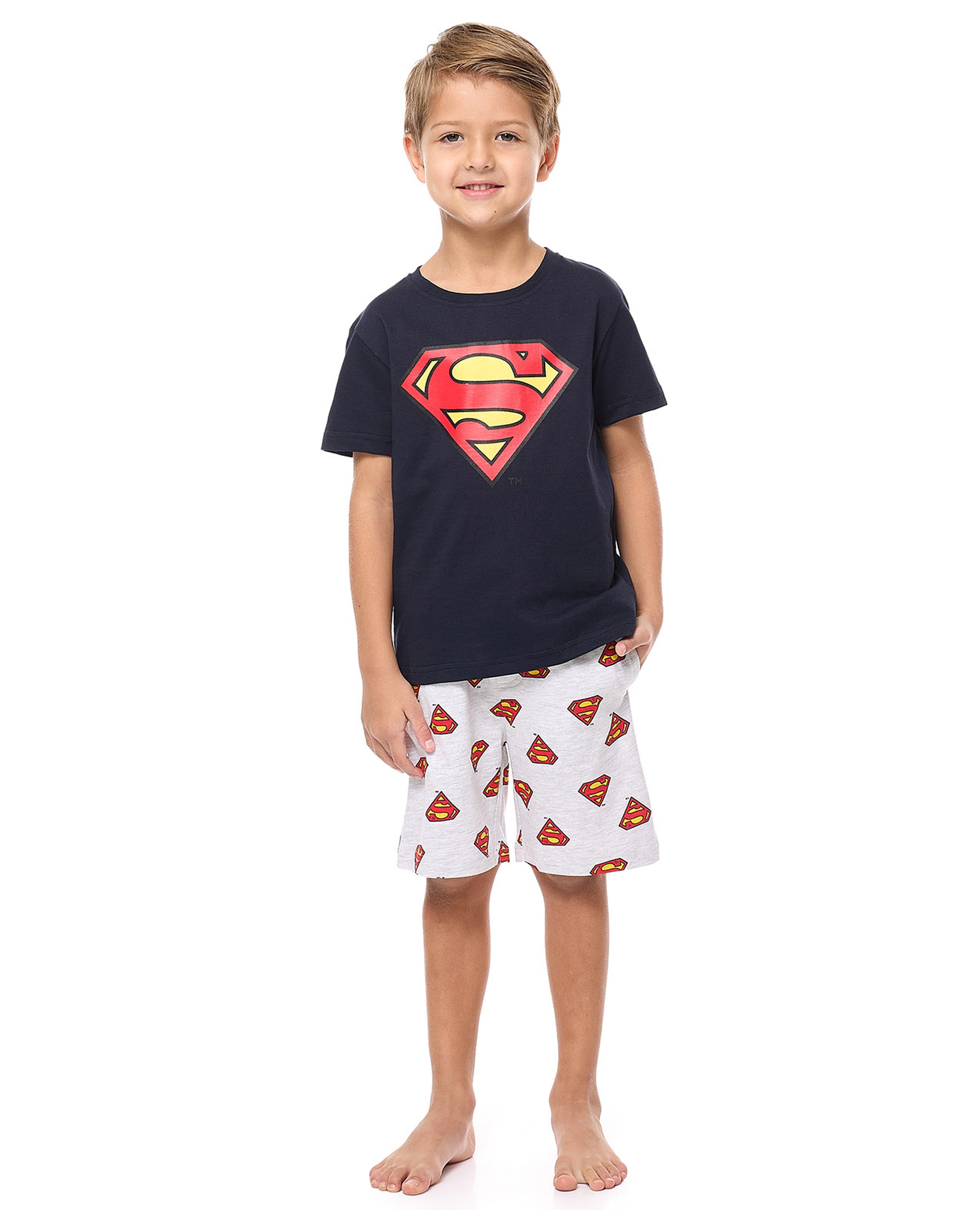 طقم بيجاما بطبعة سوبرمان