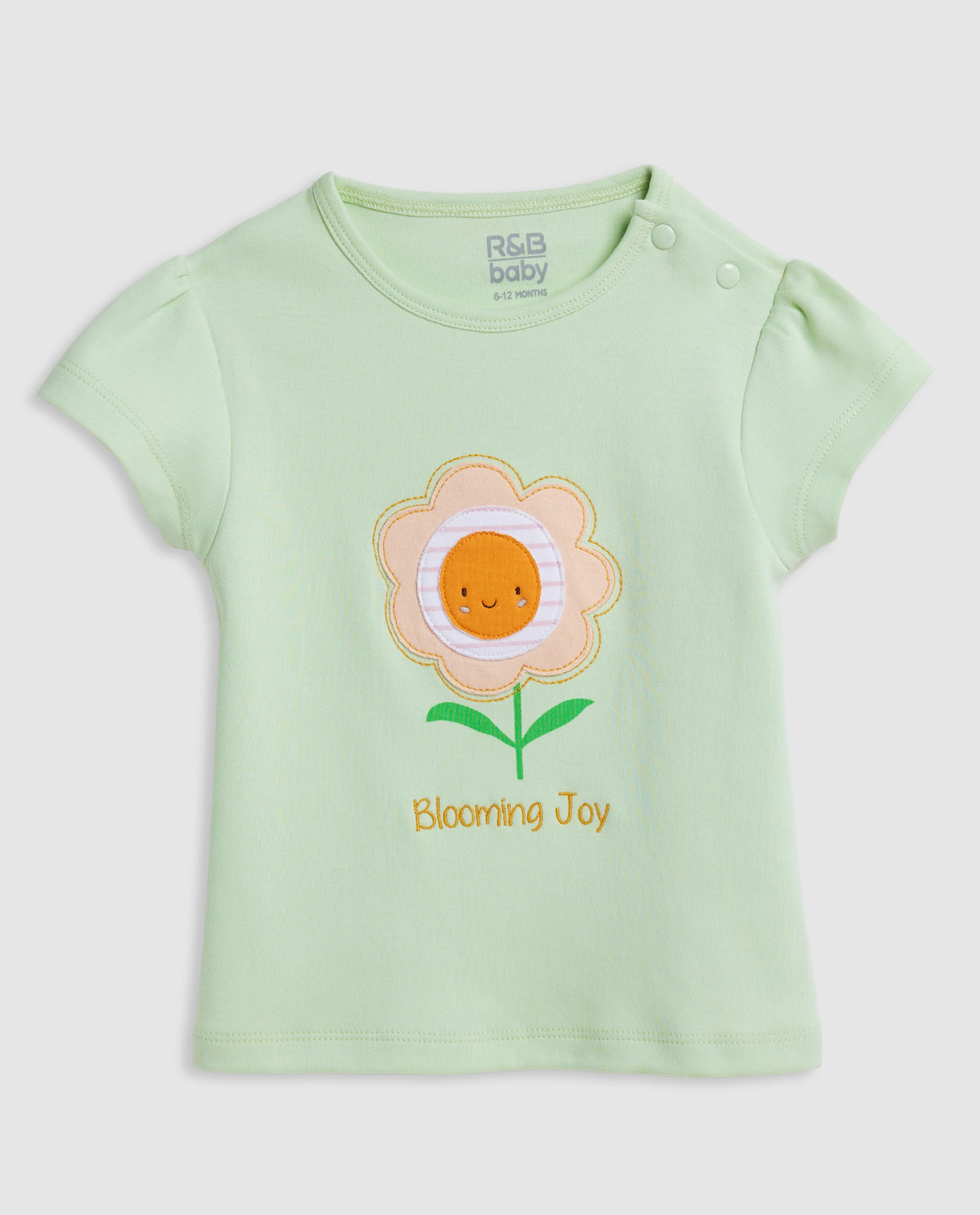 Appliqued T-Shirt and Shorts Set