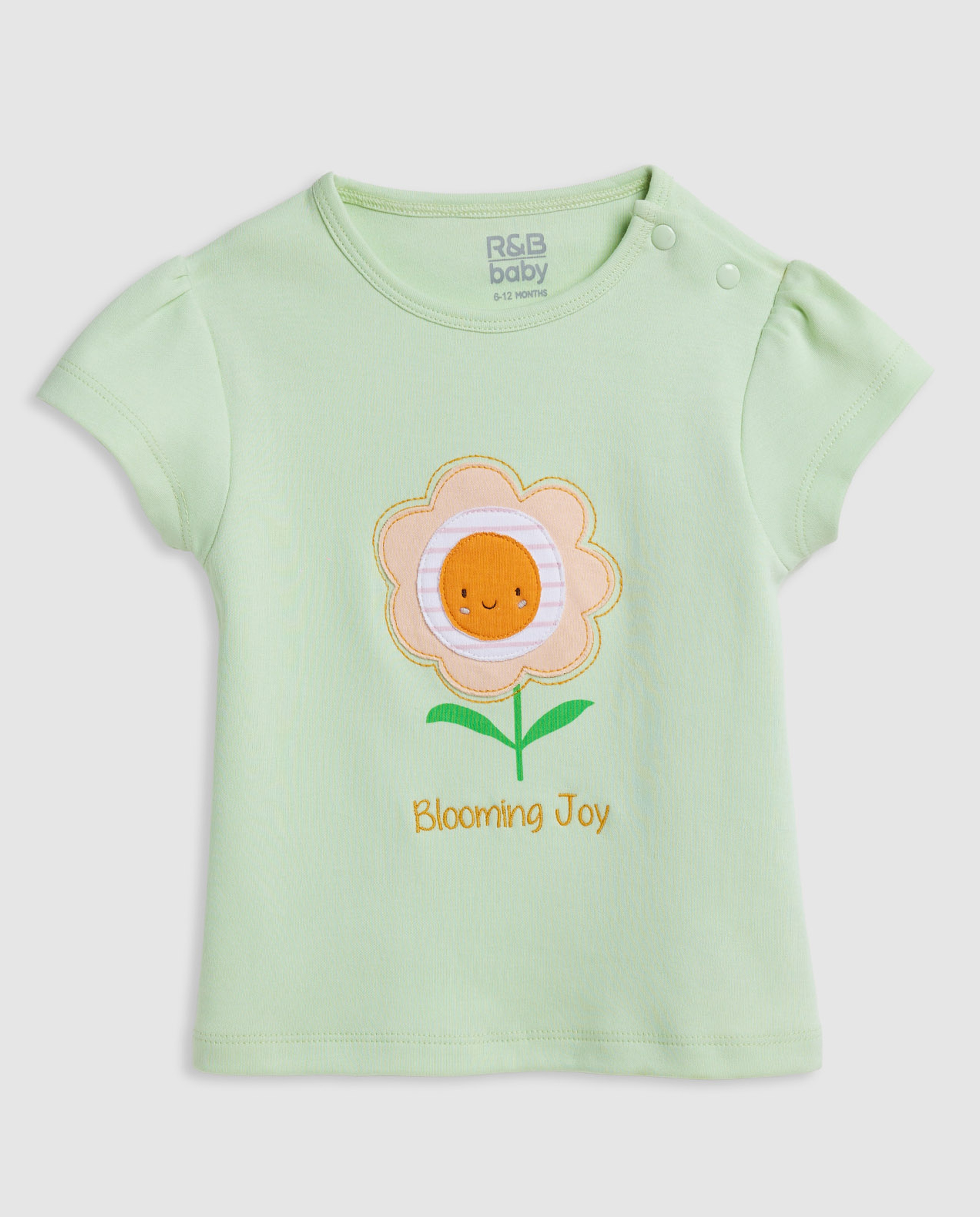 Appliqued T-Shirt and Shorts Set