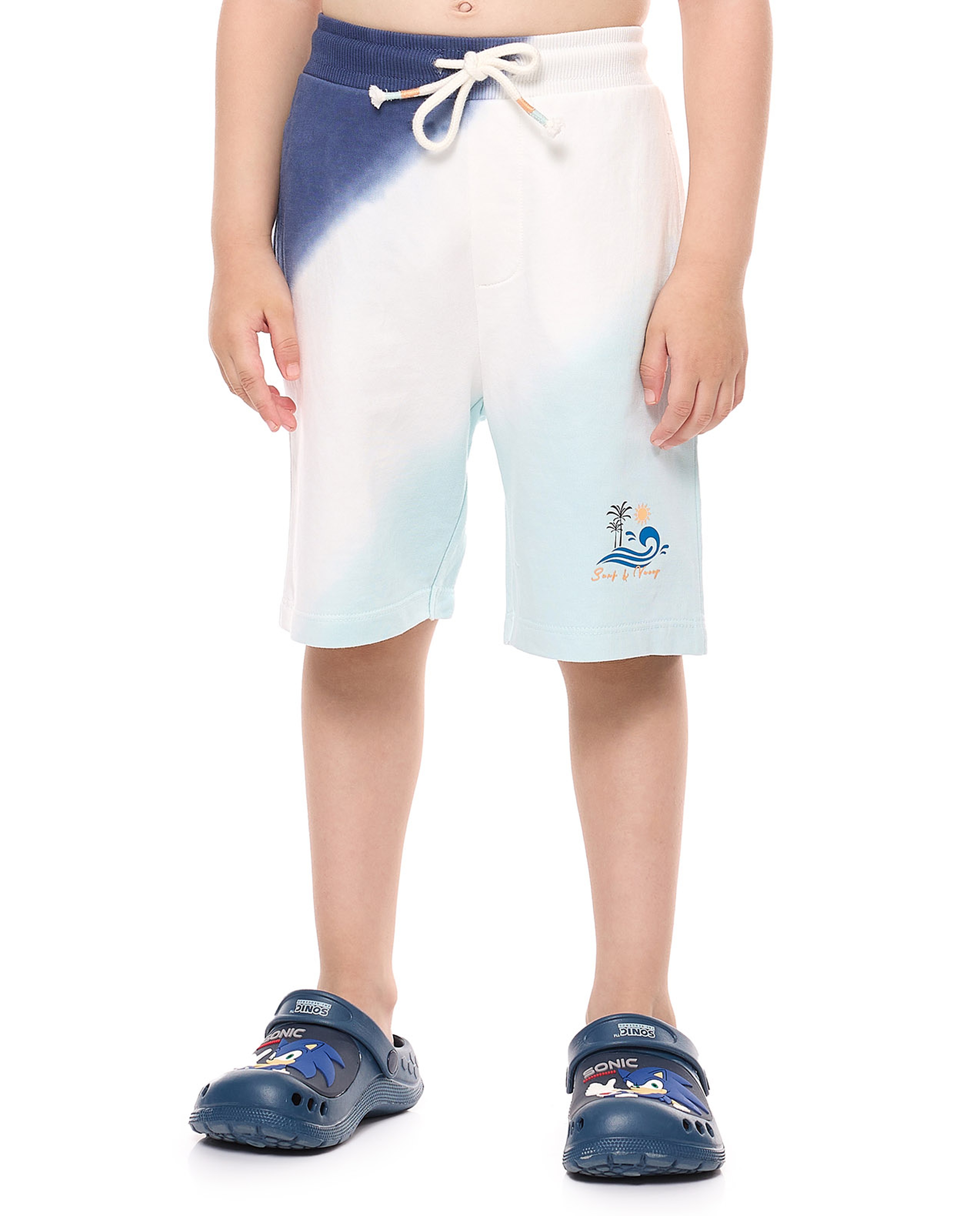 Color Block T-Shirt and Shorts Set