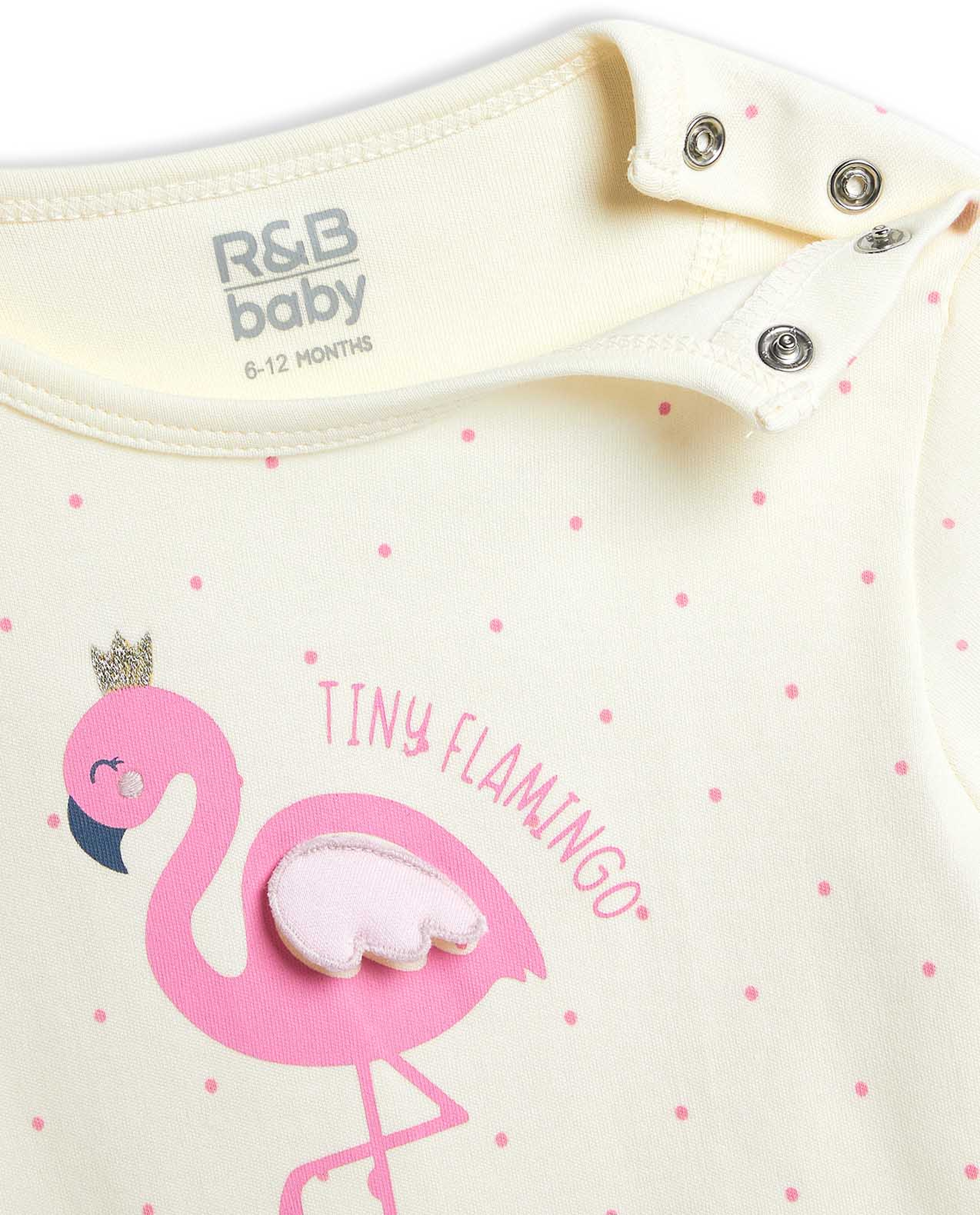 Appliqued Top and Shorts Set