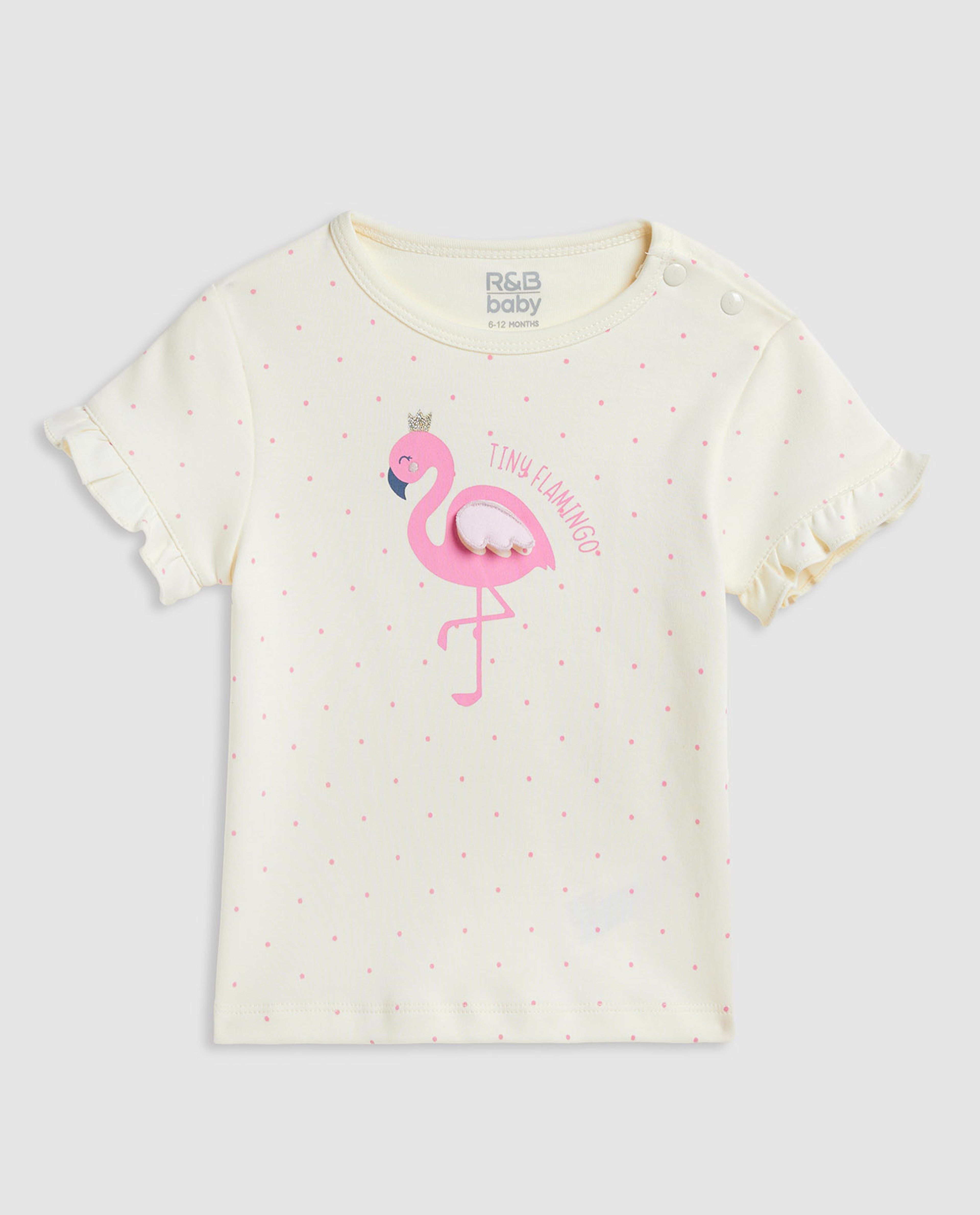 Appliqued Top and Shorts Set