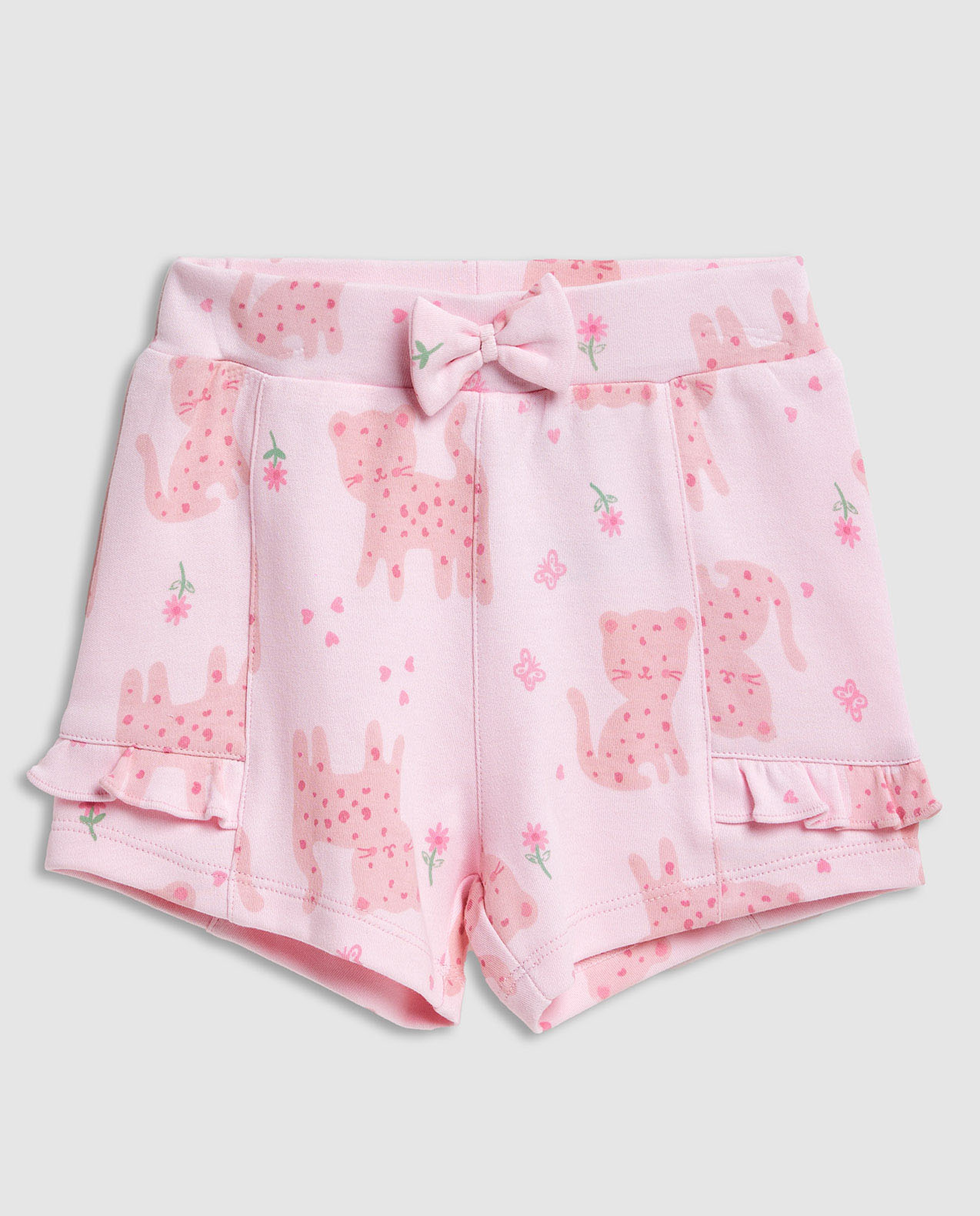 Embroidered Top and Shorts Set