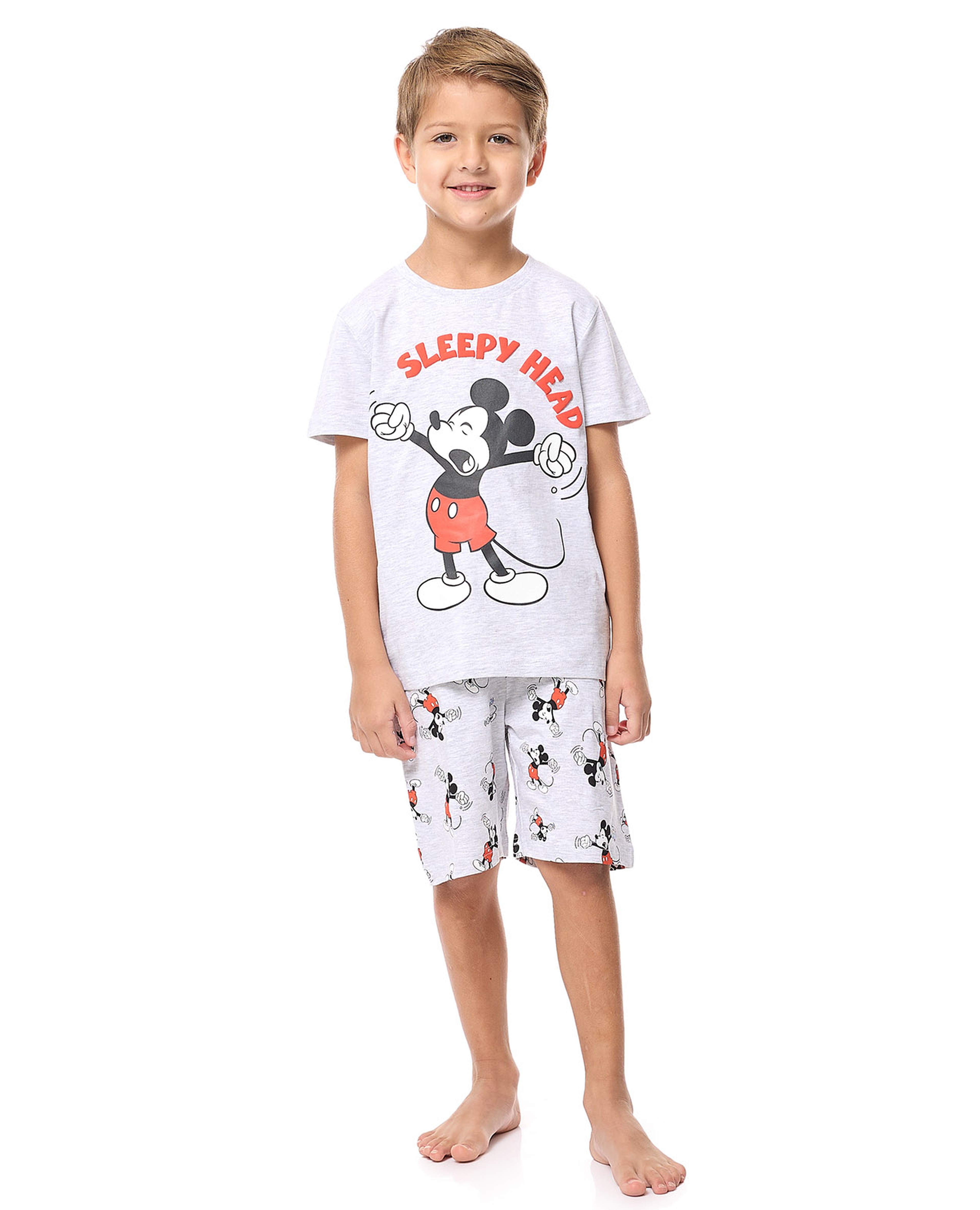طقم بيجاما بطبعة ميكي ماوس