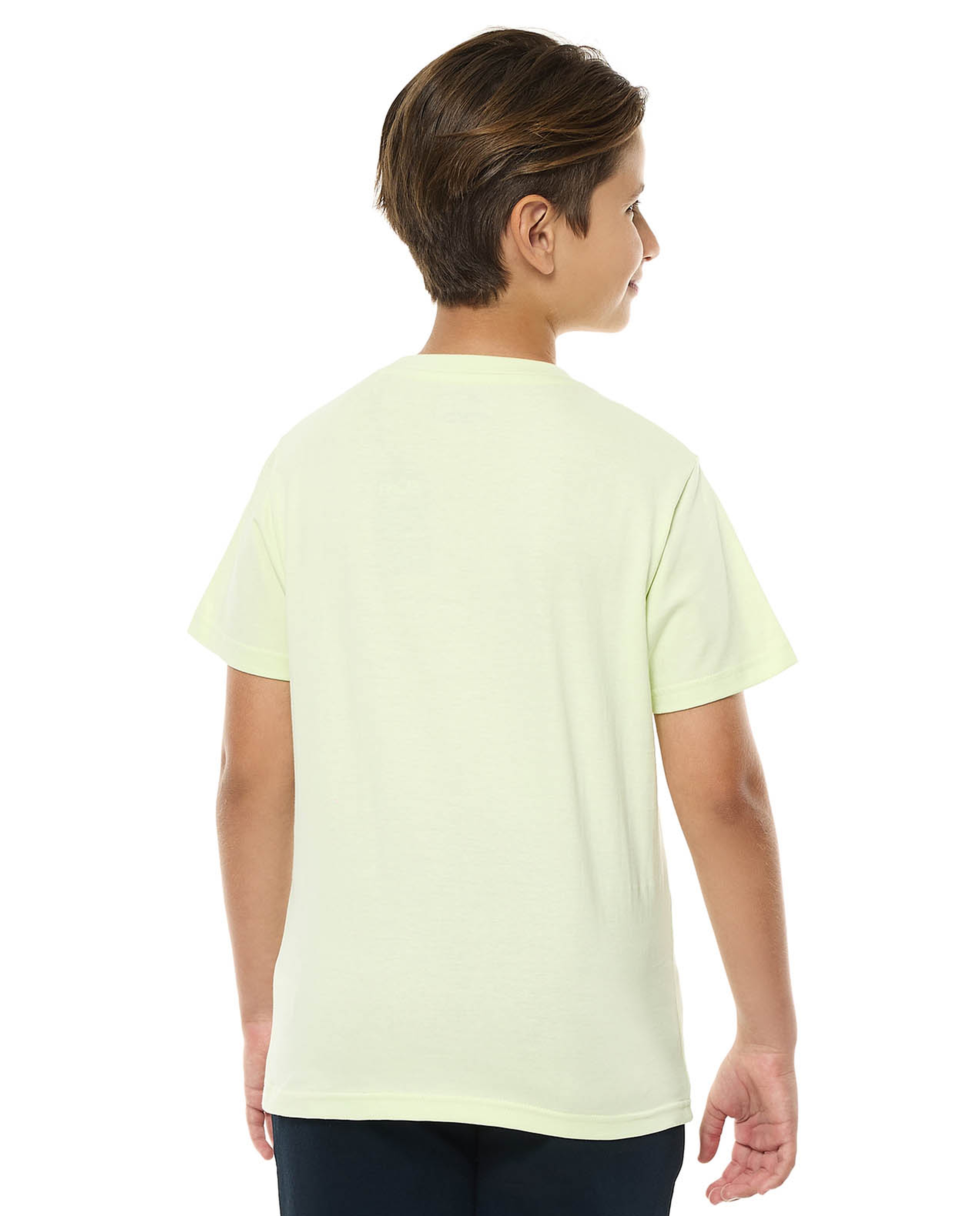Printed T-Shirt with Crew Neck and Short Sleeves
